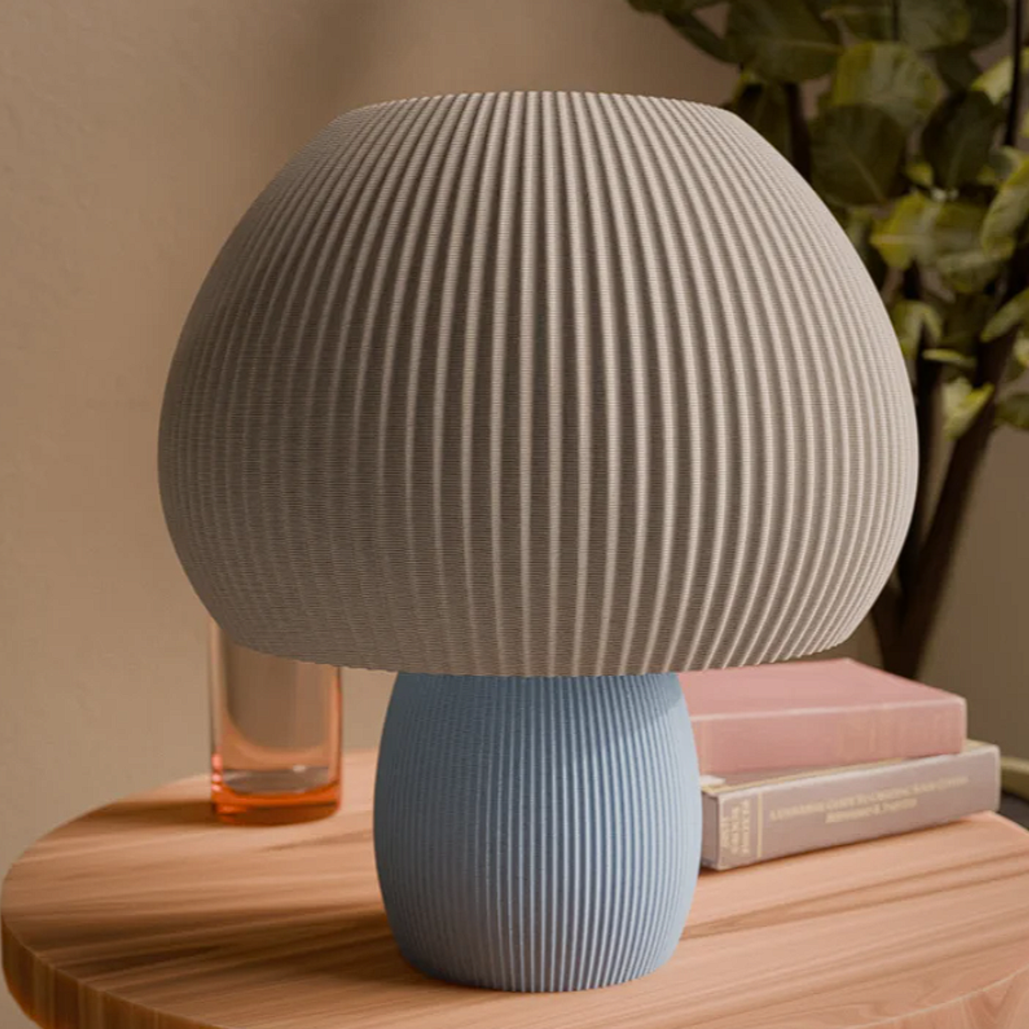ABAJUR DE MESA PRISMA COM LAMPADA LED BIVOLT E27 LUMINÁRIA MODERNA