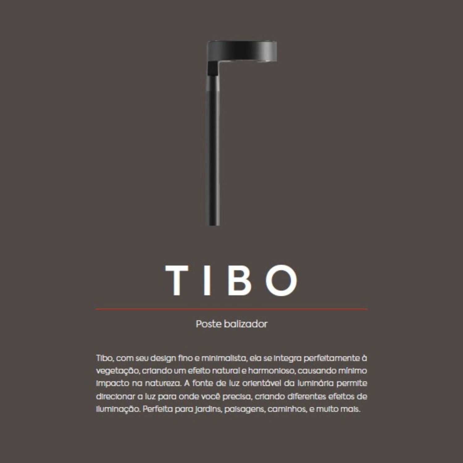 Poste Balizador Tibo Fixo LED