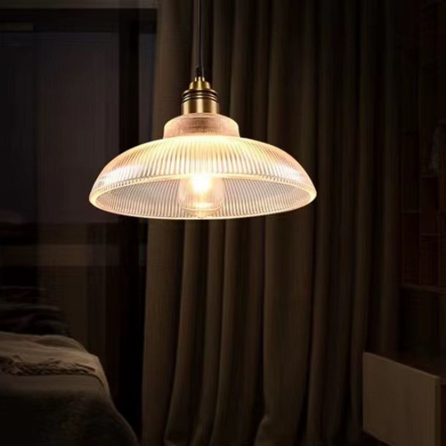 Pendente de Vidro Listrado Classic