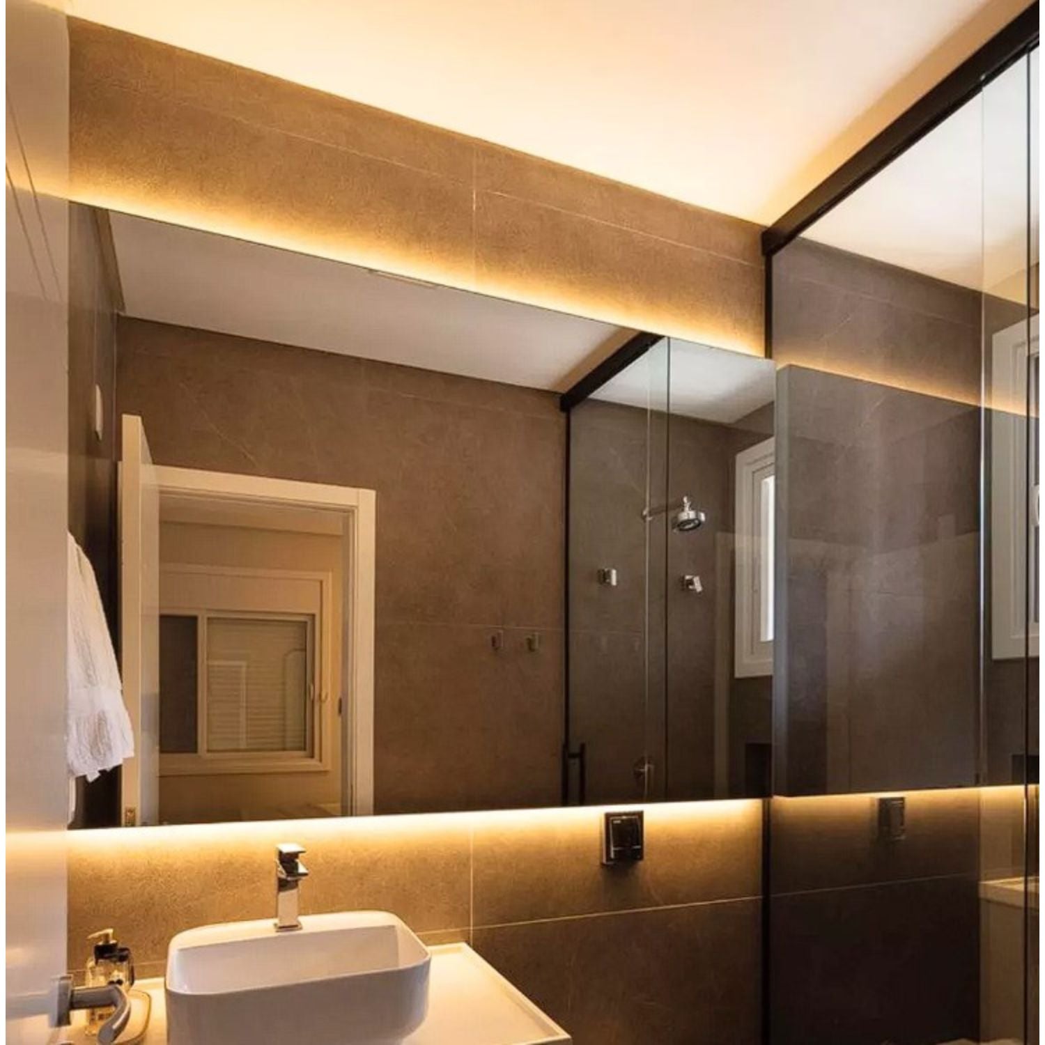 Fita LED Profissional 4,8W/m 12V 3000K - 10 Metros - Febralux