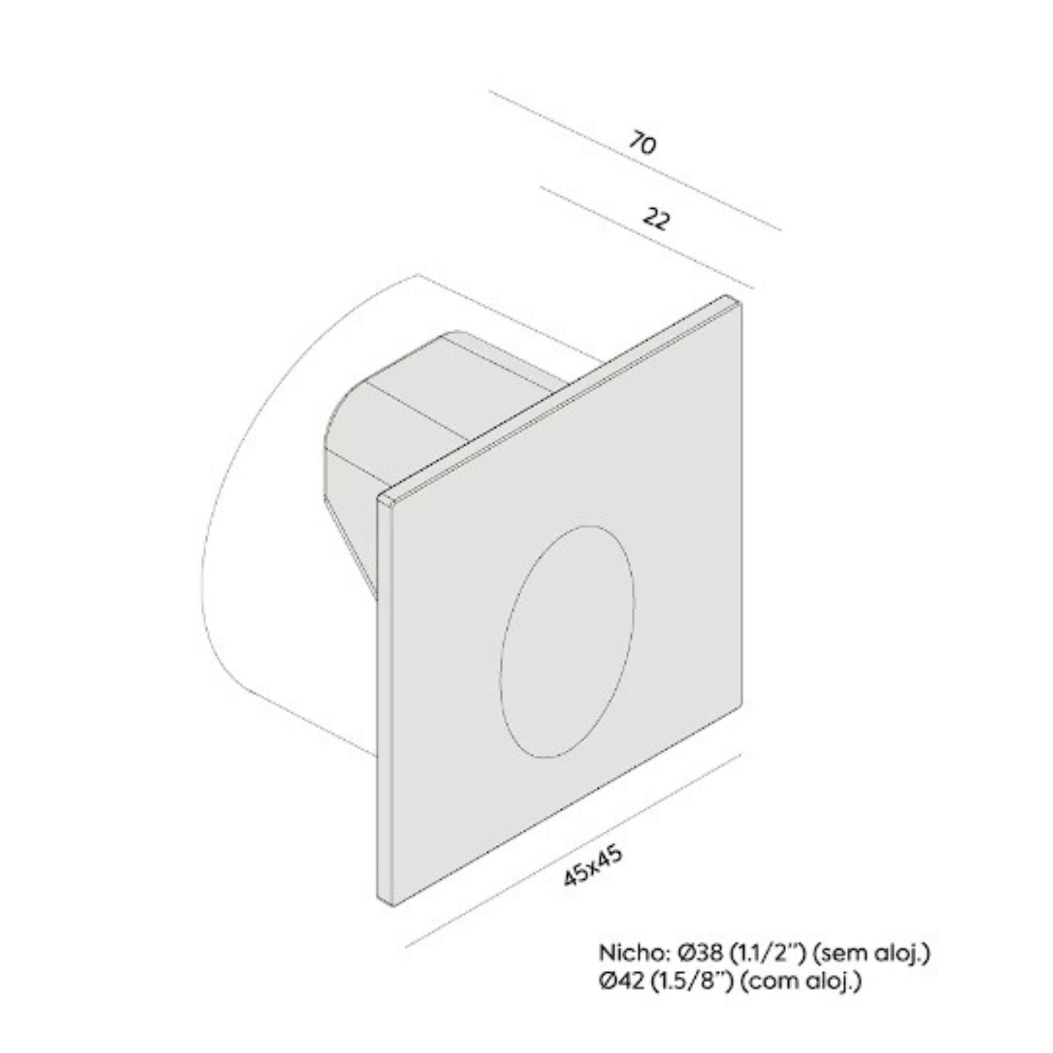 Mini Balizador de Parede ARC LED 0,75W 2700K Interlight