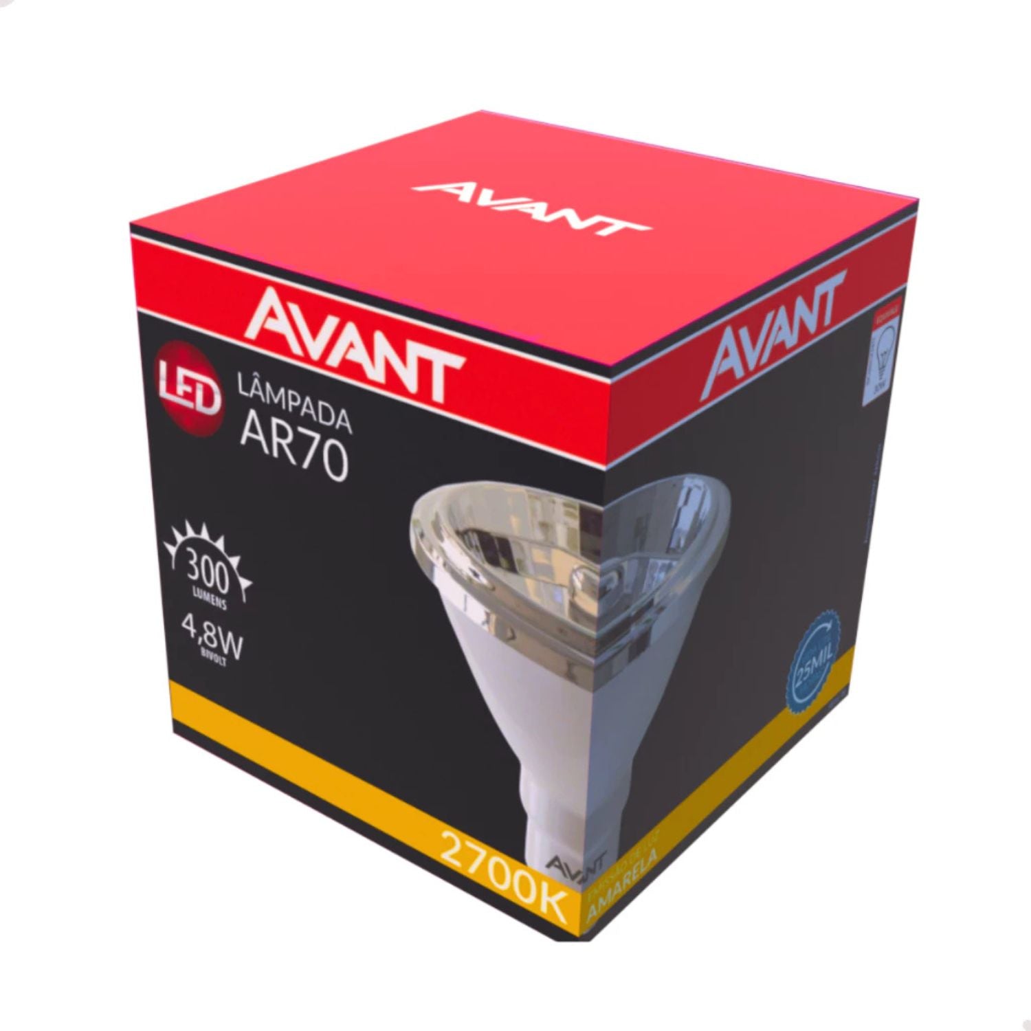Lâmpada AR70 LED GU10 4,8W - Avant