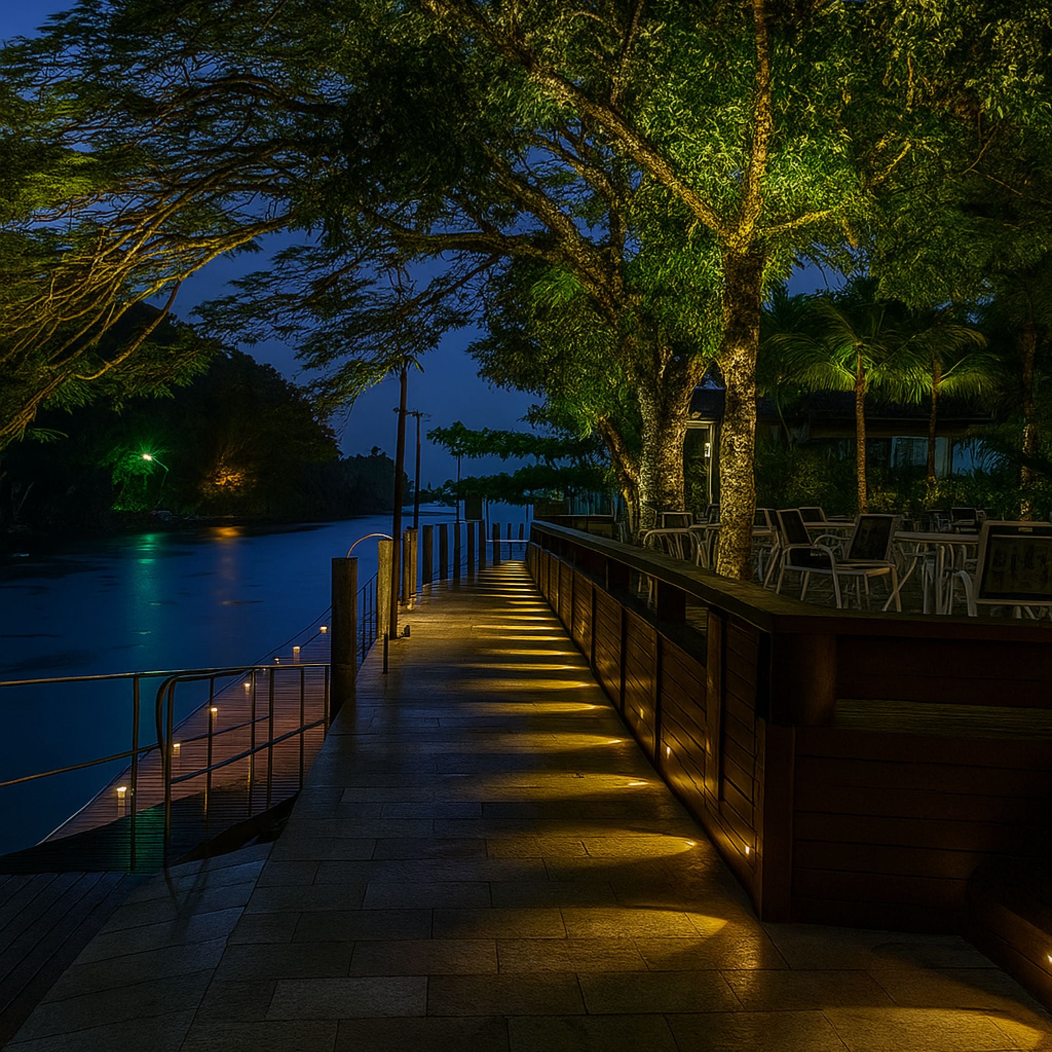 Mini Balizador de Parede ARC LED 0,75W 2700K Interlight