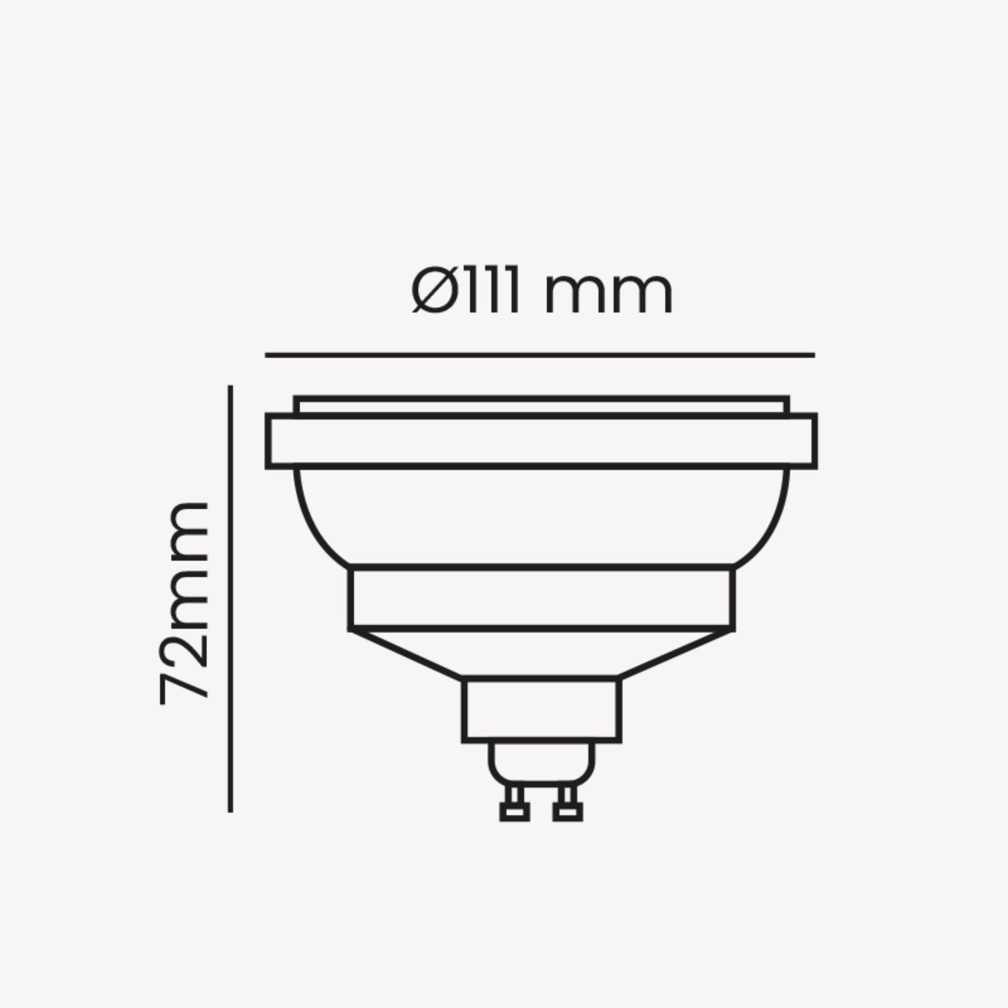 AR111 GU10 DIRECIONAL DIMERIZAVEL - Opus
