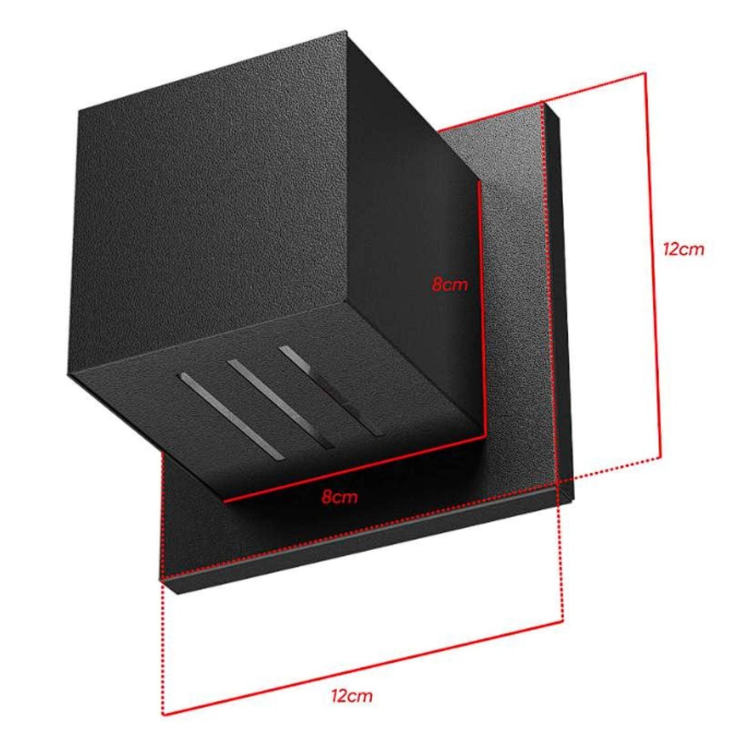 Arandela Cubo Box 6 Fachos
