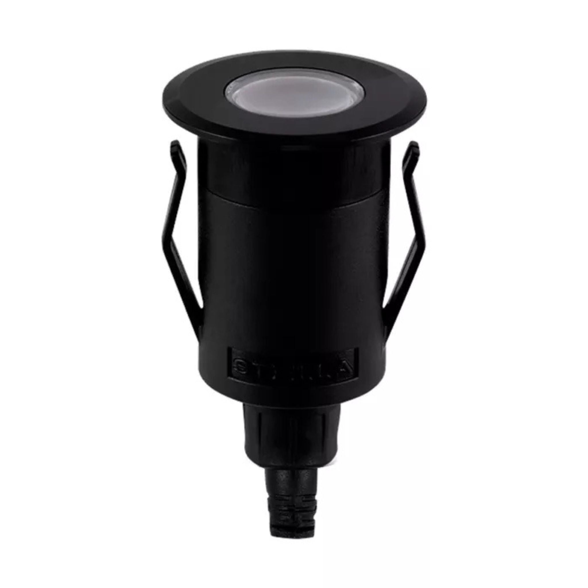 Balizador de Solo Chão LED Way Up Redondo 32° Externo 3000K 1W Bivolt