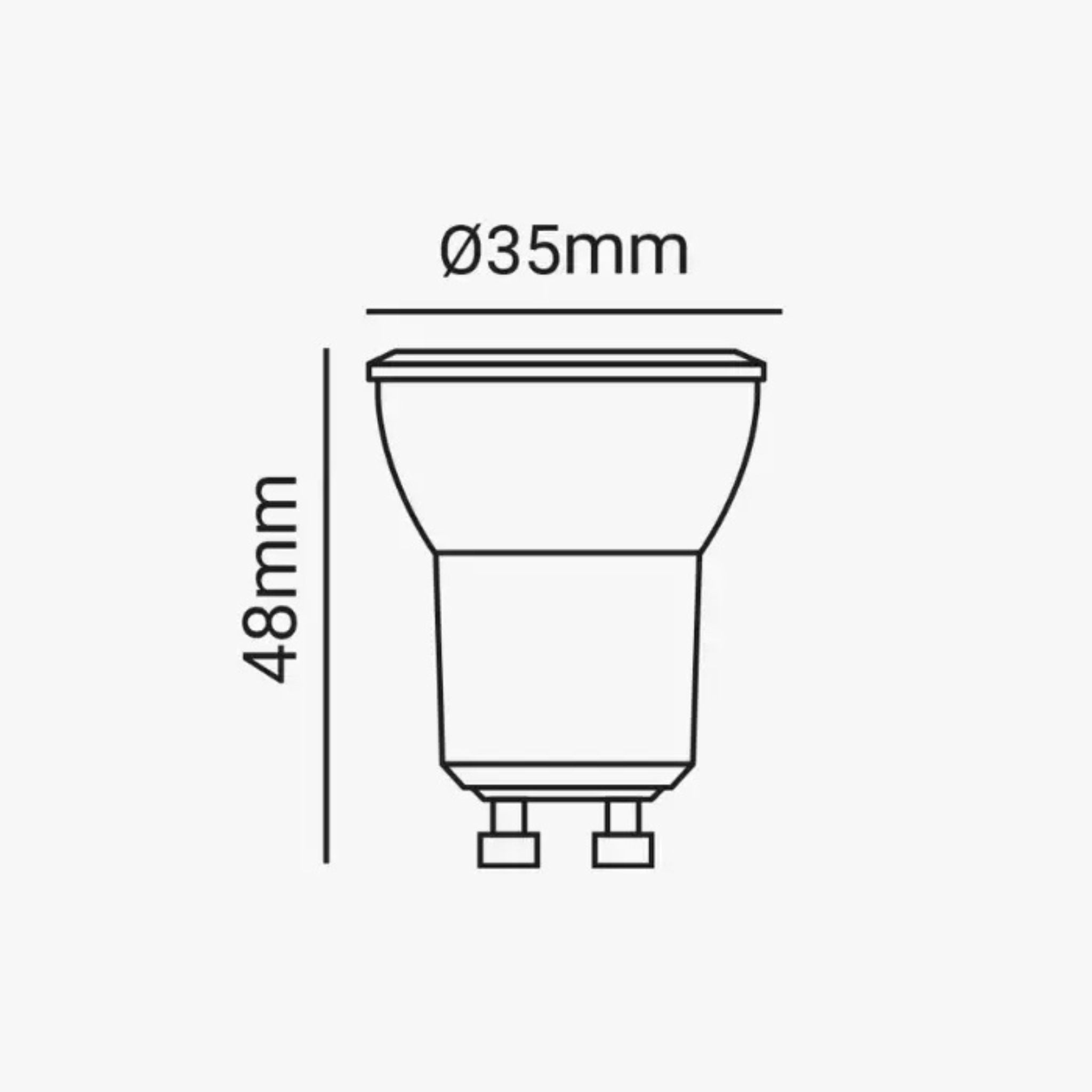 Lâmpada LED MR11 GU10 Direcional Dimerizável IRC<95 – Opus