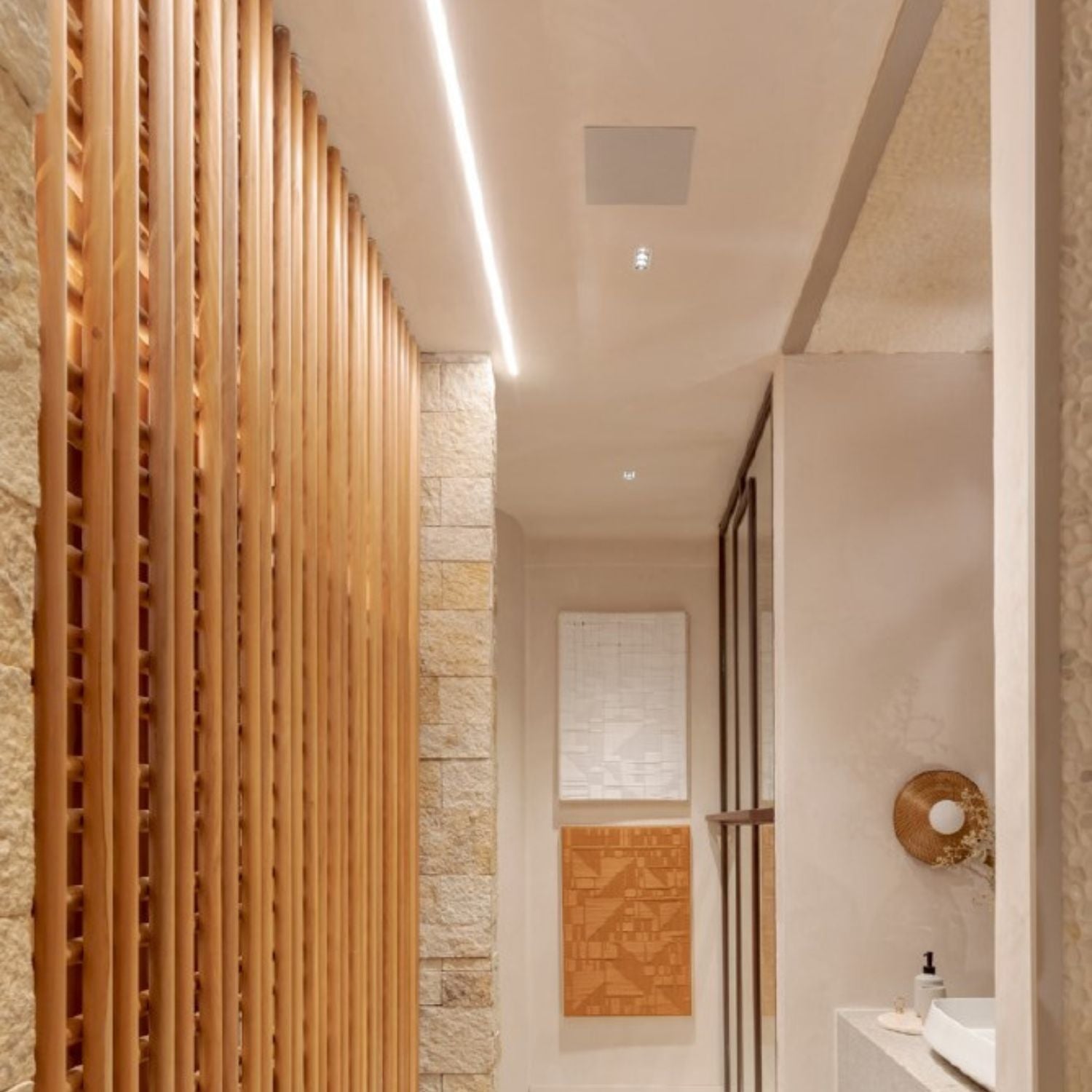 Perfil Linear Embutir LED 9W 2700K 24V W25E - 2 Metros - Interlight