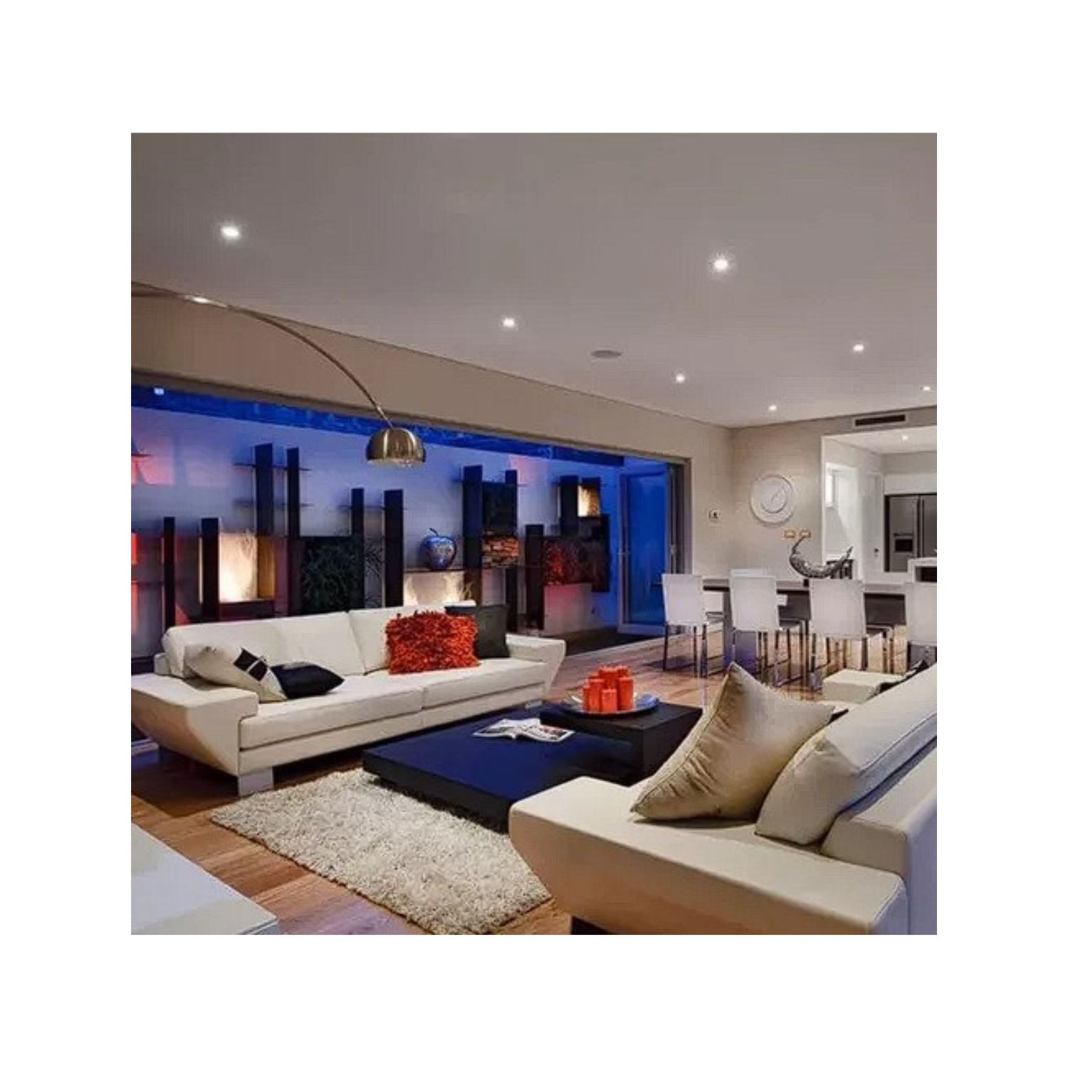 Spot Embutir Orientável Redondo Face Plana Mini Dicróica - Interlight 0071