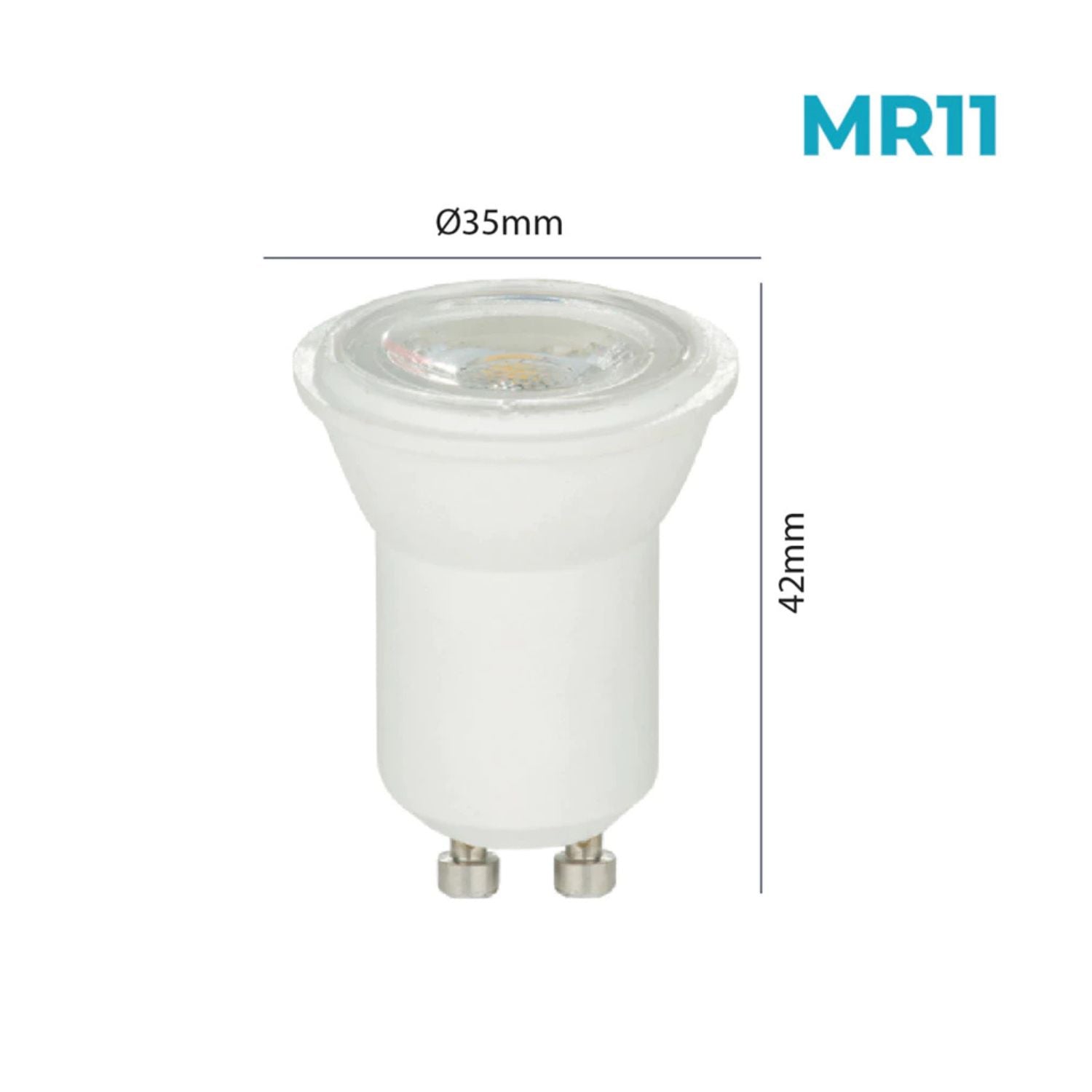 Lâmpada LED MR11 Mini Dicroica GU10 3,5W