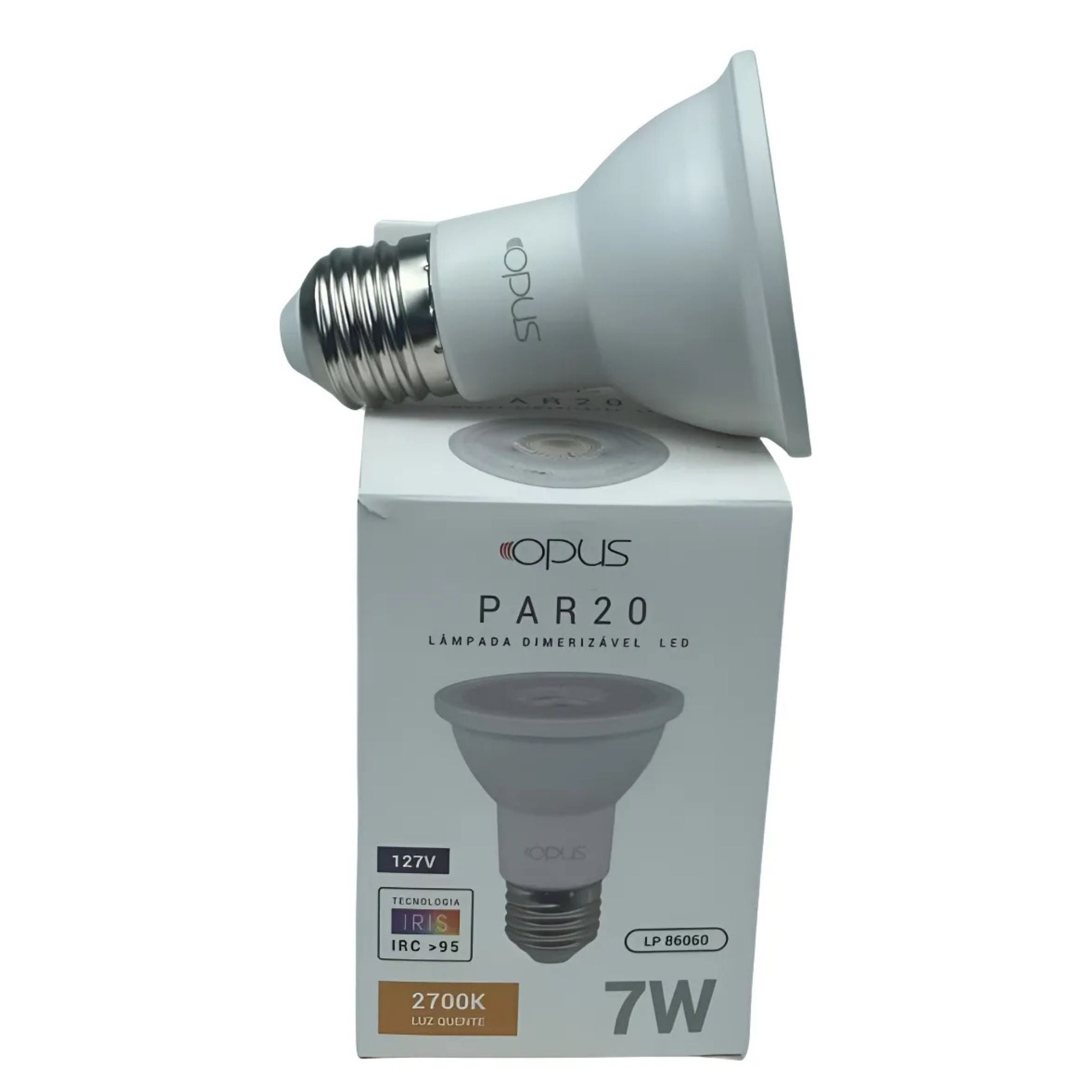 Lâmpada LED PAR20 E27 Direcional Dimerizável – Opus