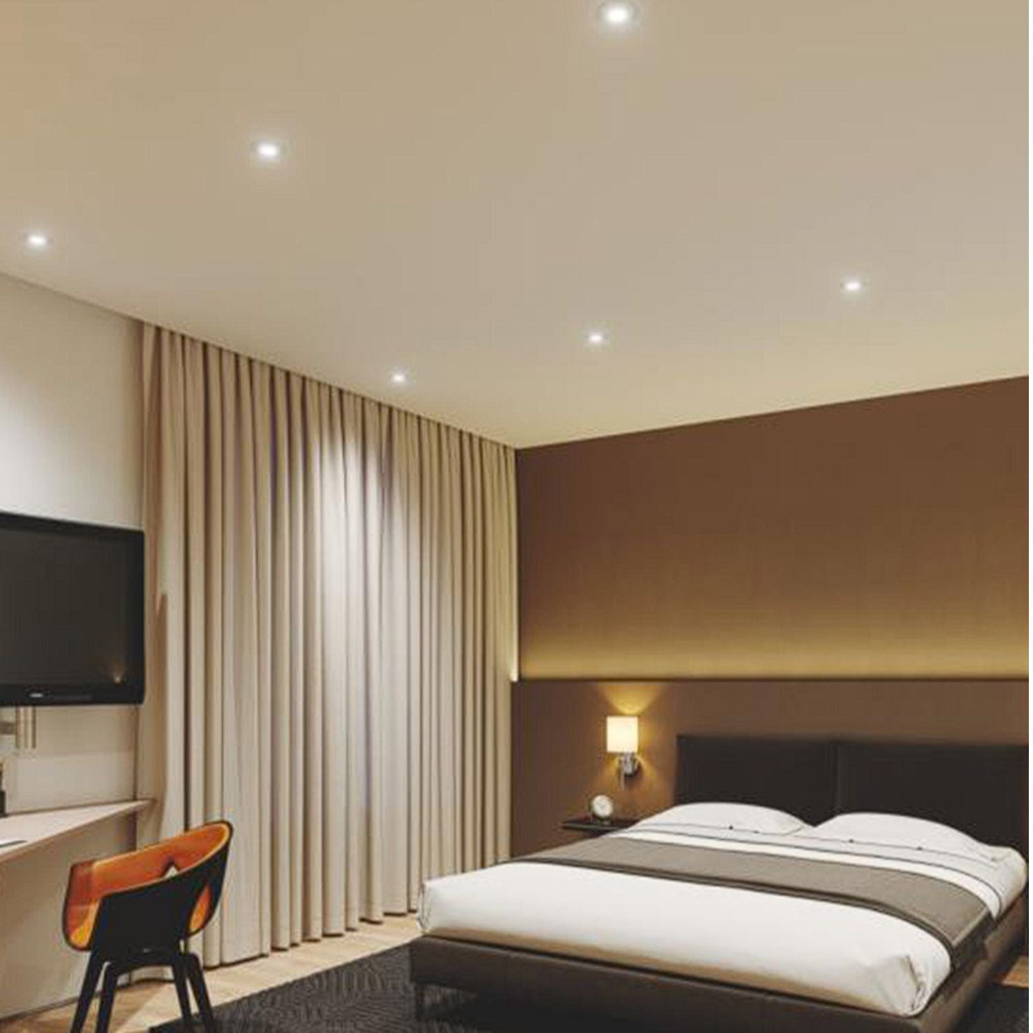 Spot Embutir Orientável Face Plana AR 70 - Interlight 0089