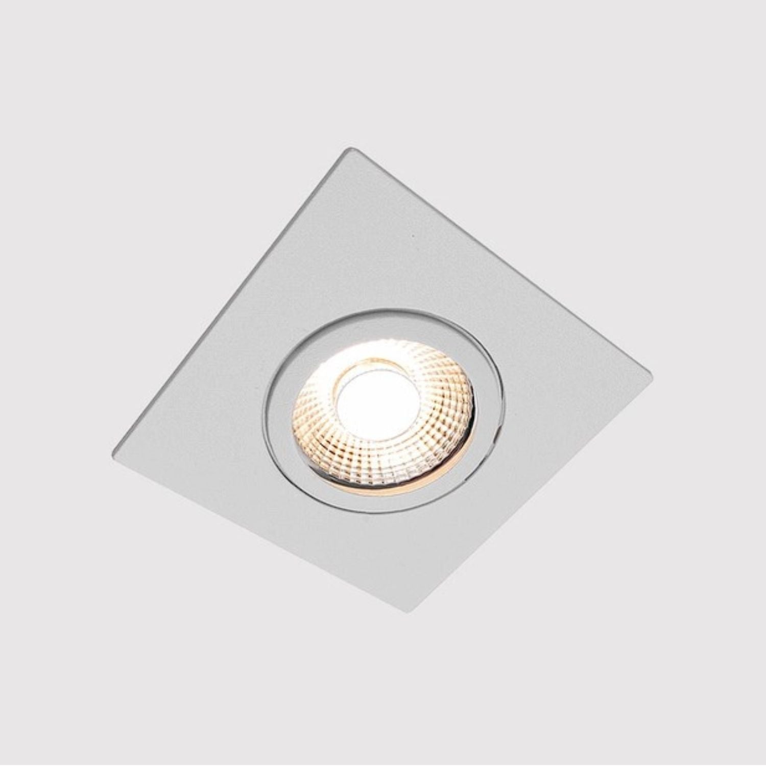 Spot Embutir Orientável Quadrado Face Plana AR70 - Interlight 0090