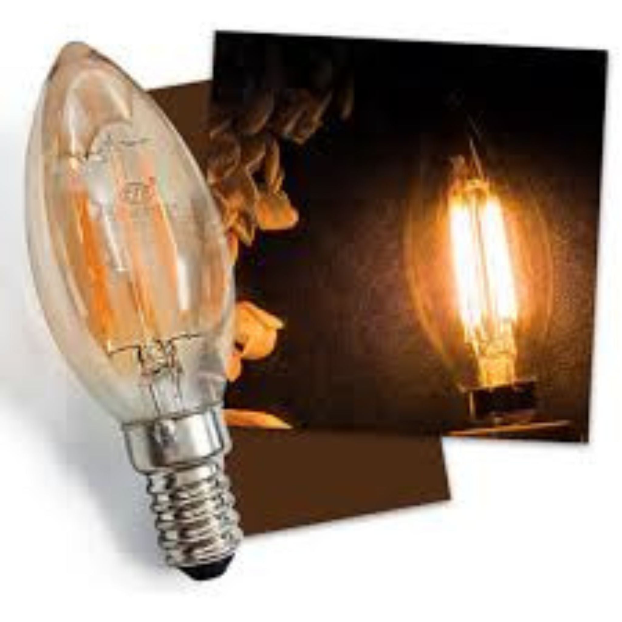 Lâmpada LED Vela Filamento Vintage 4W (Eq. 40W) – SaveEnergy