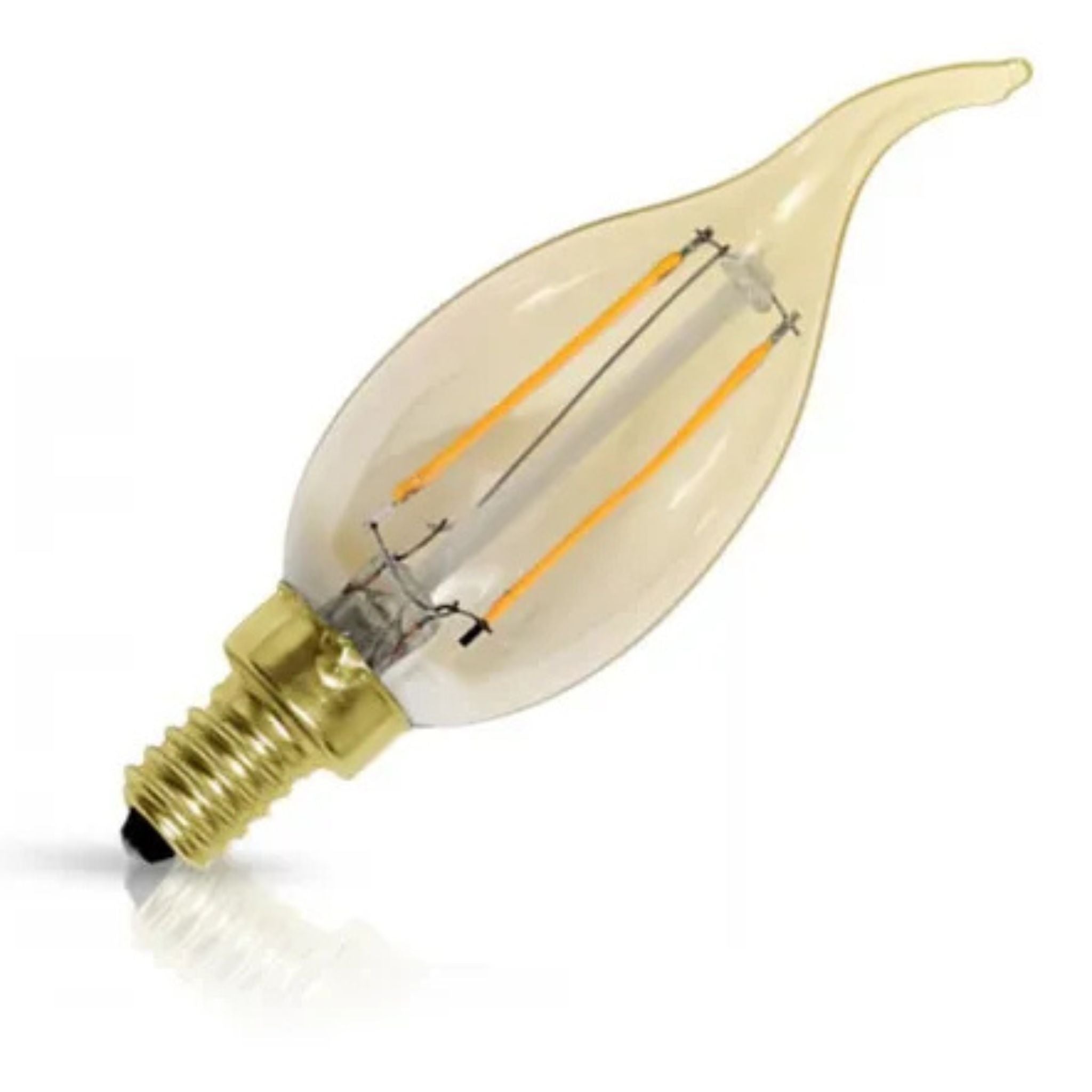 Lâmpada LED Chama Filamento Âmbar Vintage 2W (Eq. 20W) – Opus