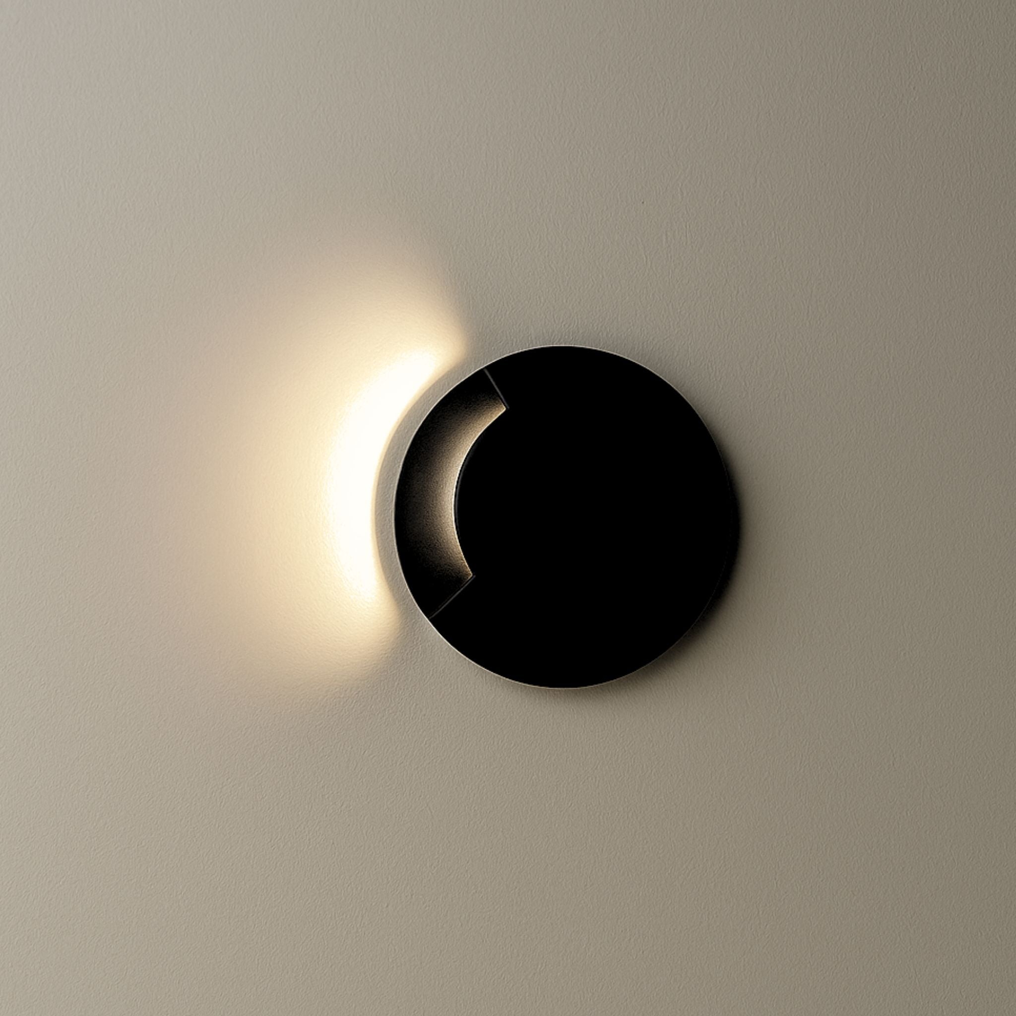 Spot Embutido Solo Preto 1 Facho Led 1w 3000k Balizador