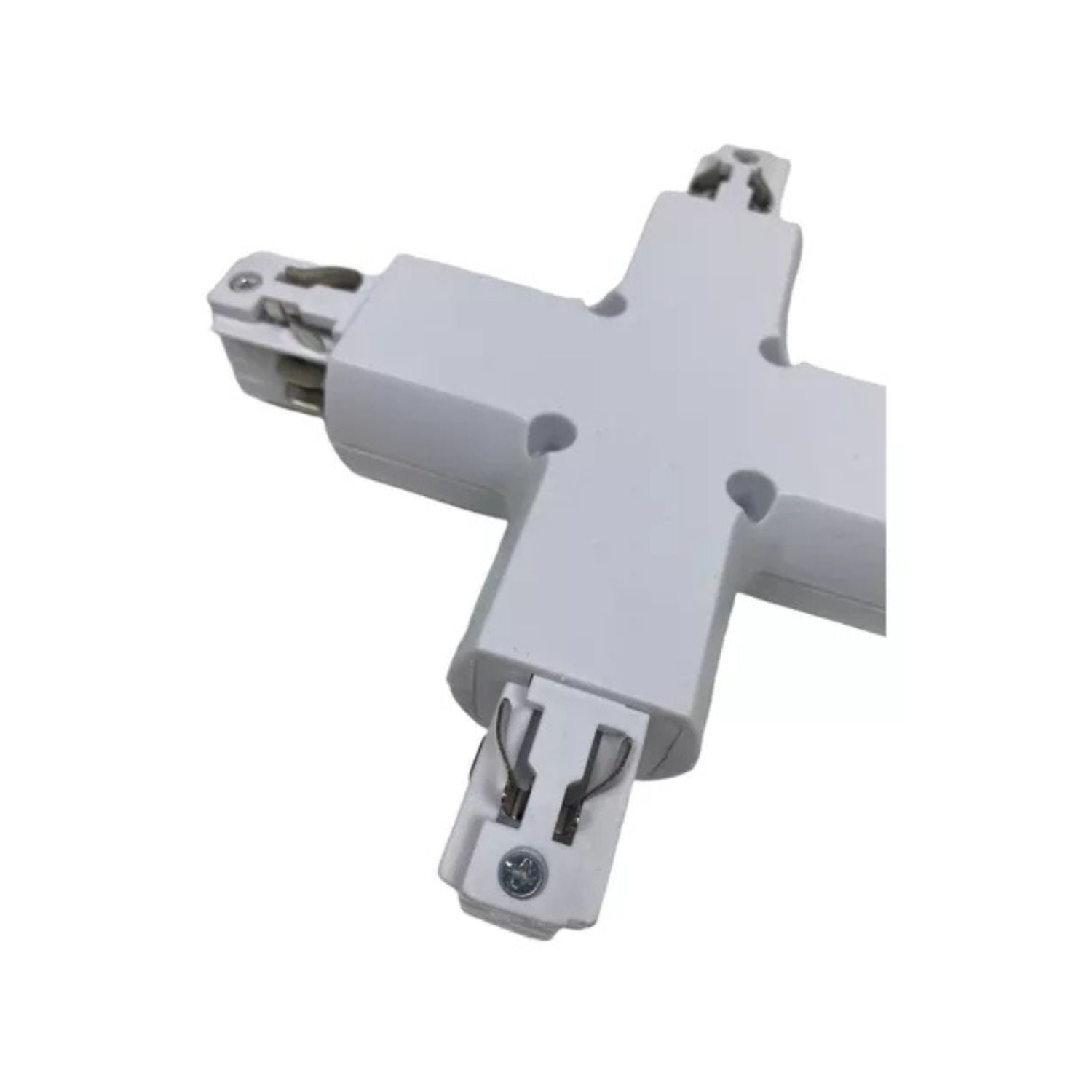 Conexão Tipo X Para Trilho Redondo 3 Circuitos