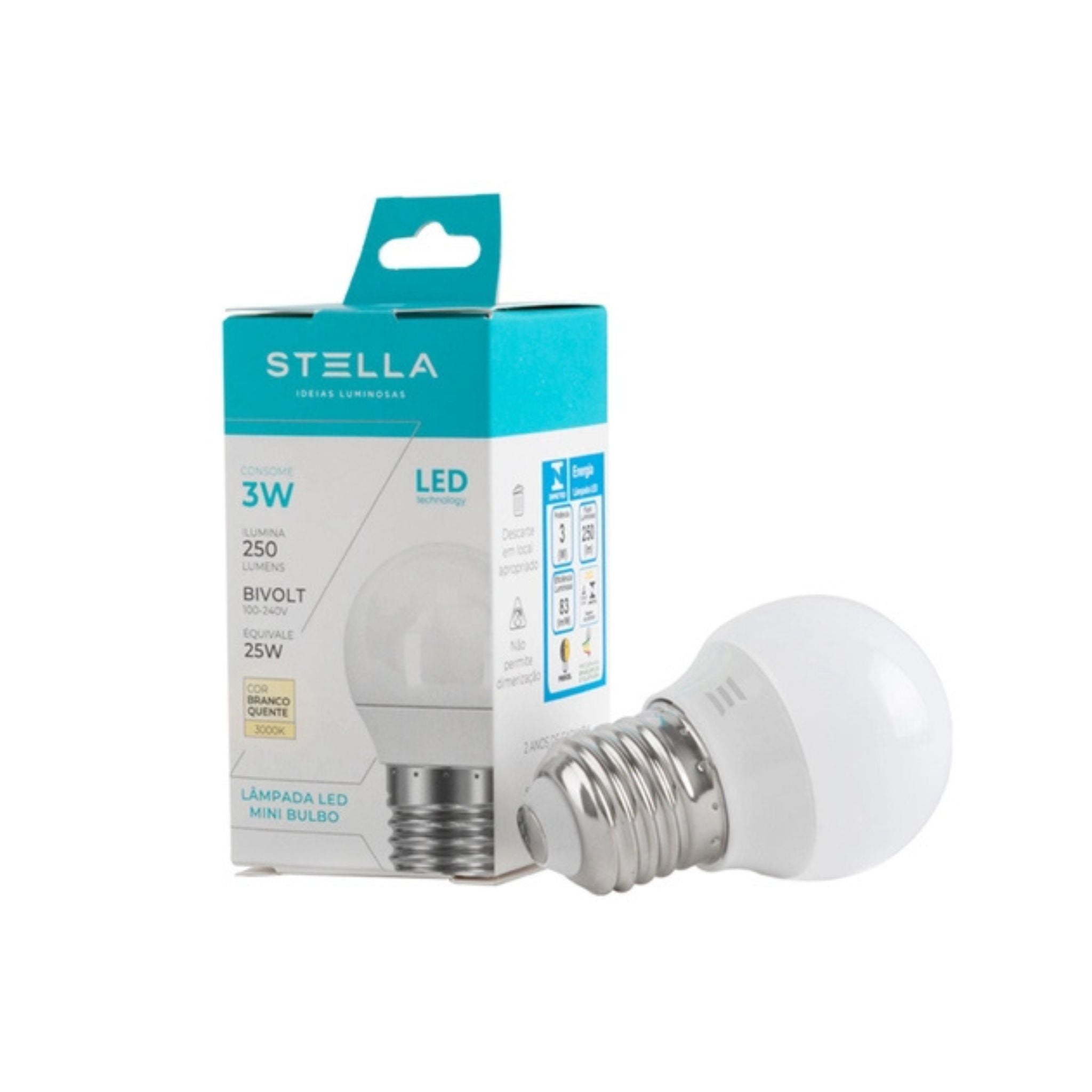 Lâmpada LED Bulbo 3W E27 – Stella