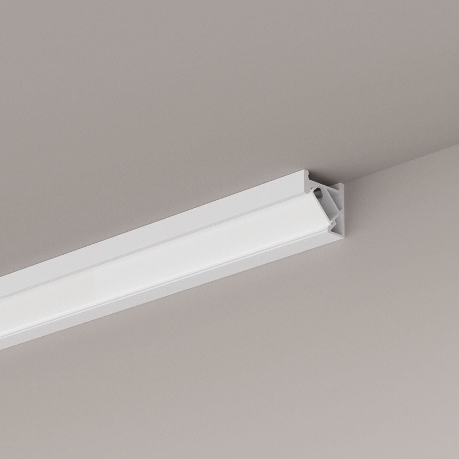 Perfil Linear Sobrepor Simple Way LED De Canto W15C Interlight