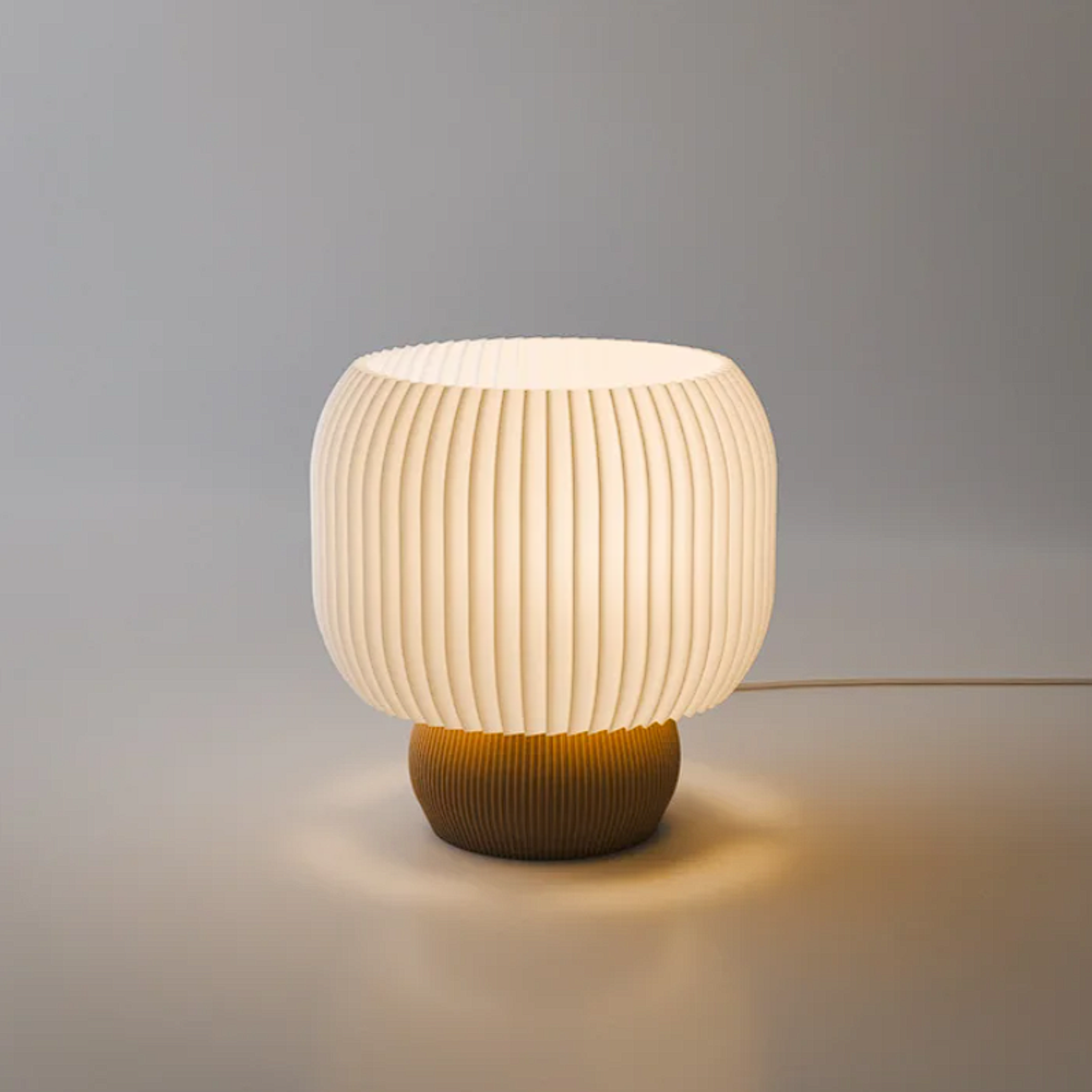 ABAJUR DE MESA ROMA COM LAMPADA LED BIVOLT E27 LUMINÁRIA MODERNA