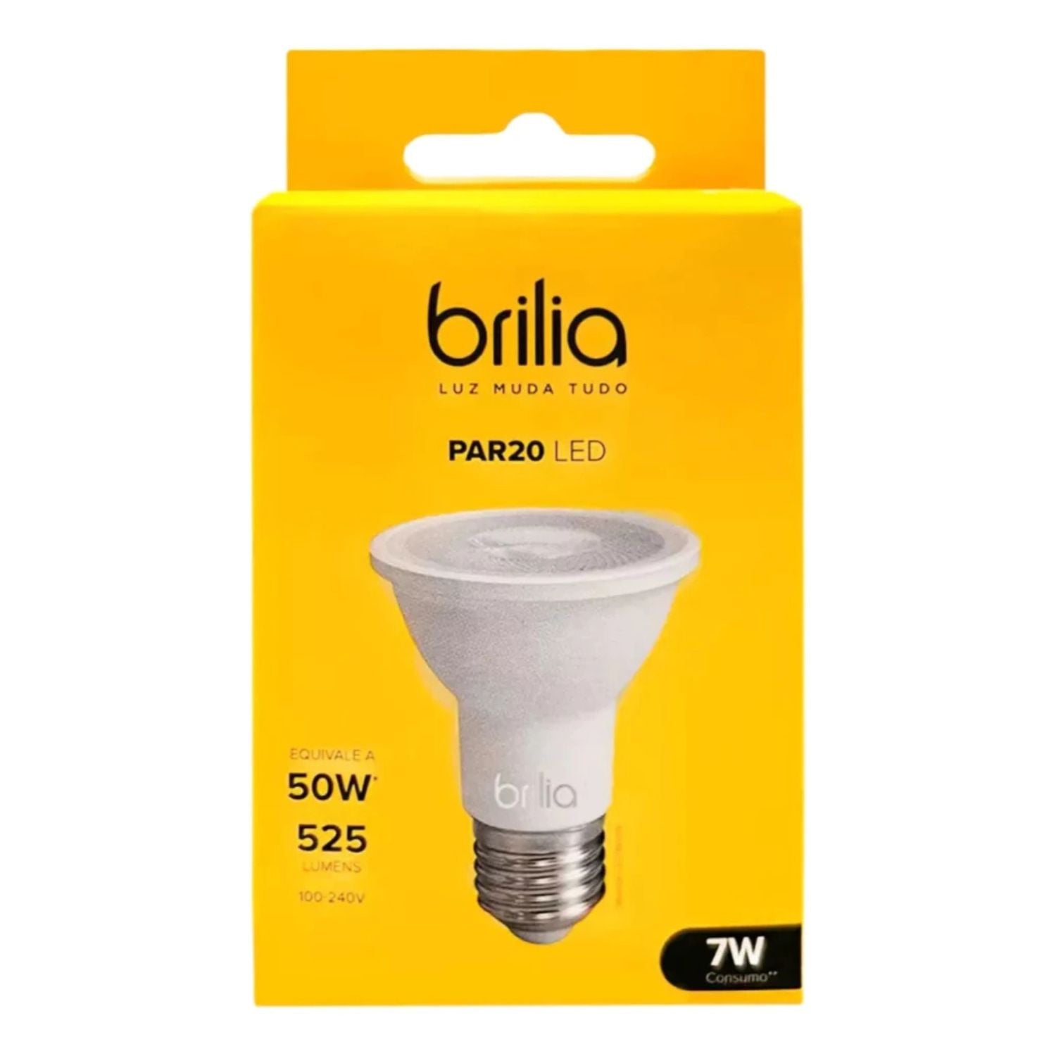 Lâmpada LED PAR20 E27 7W - Brilia