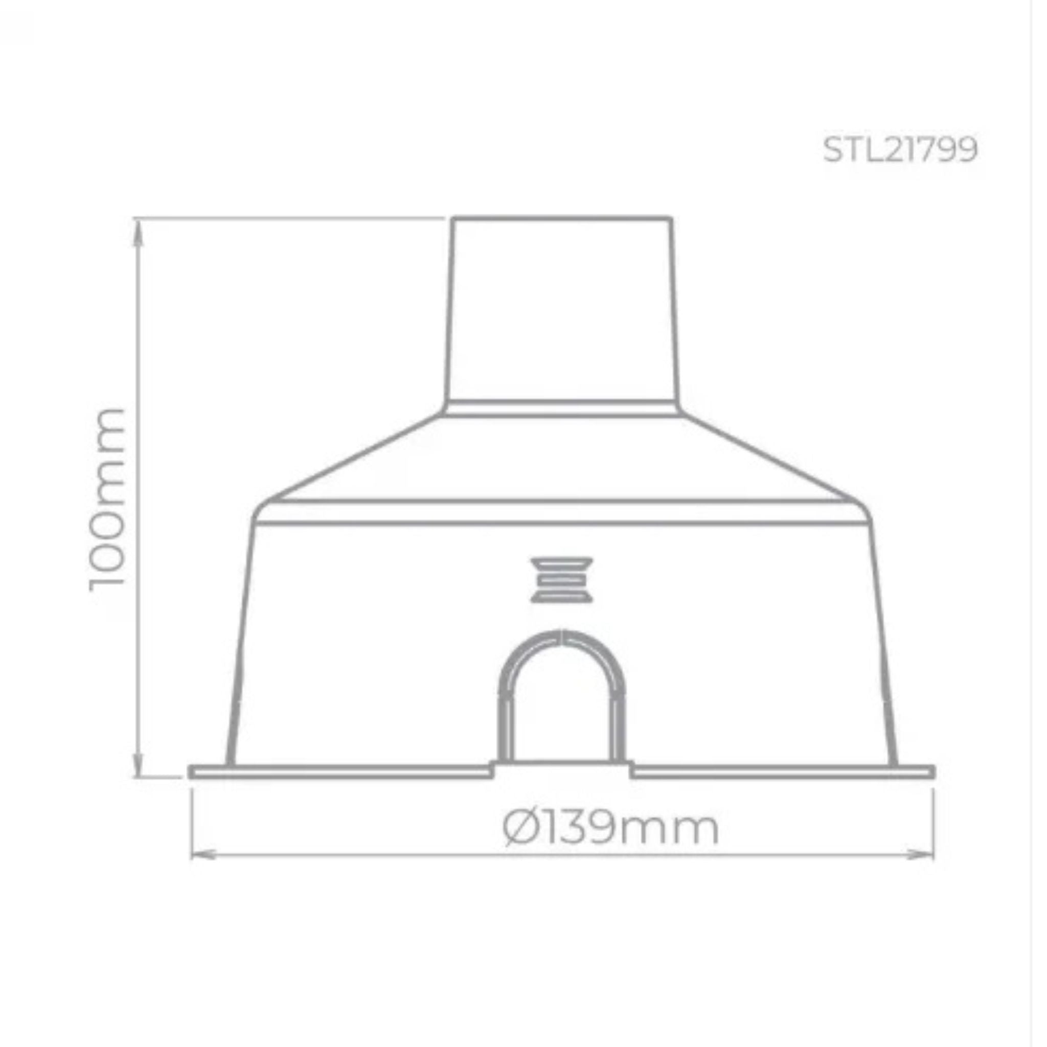 Caixa De Instalação Para Balizadores De Solo Preto Way
