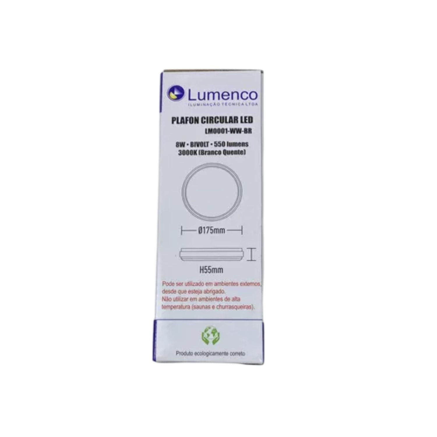 Plafon LED 8W 3000K - Lumenco