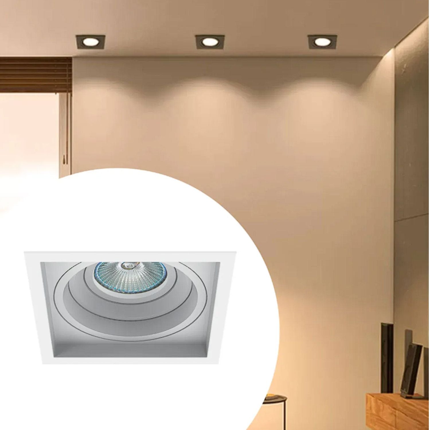 Spot Embutir Orientável Recuado Dicróica - Interlight 4716