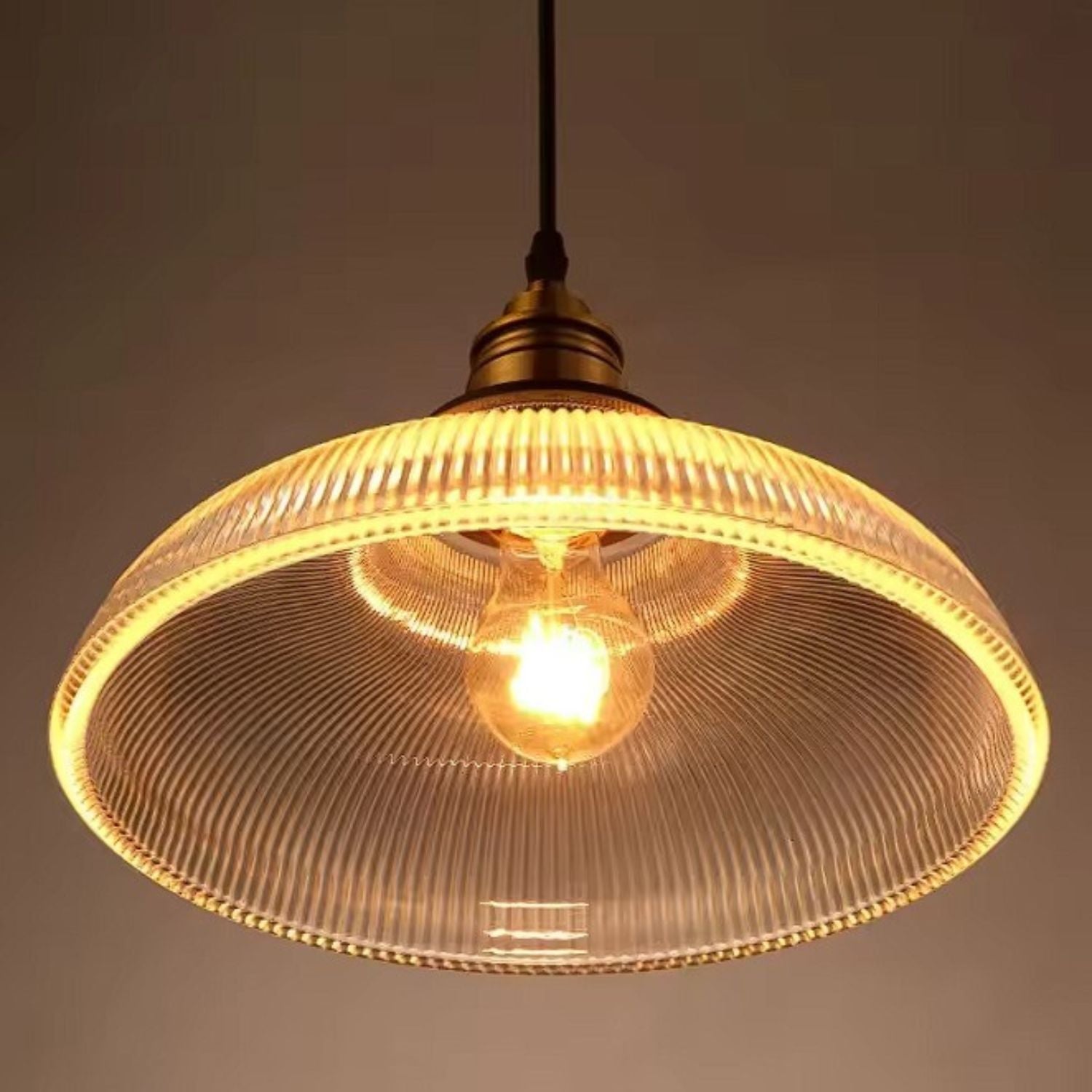 Pendente de Vidro Listrado Classic