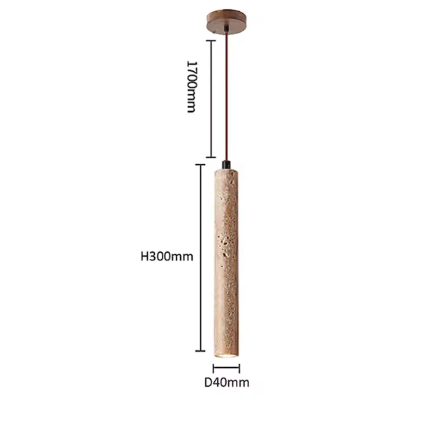 Pendente Cilíndrico