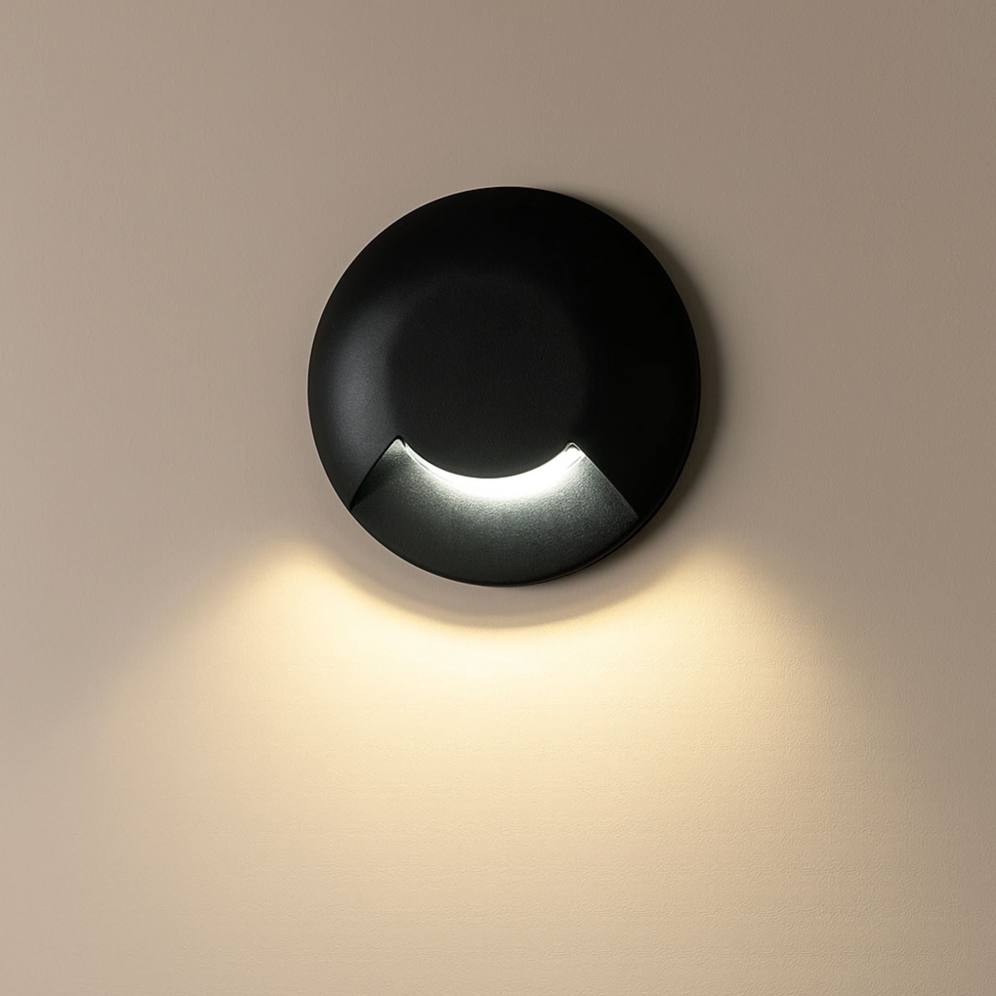 Spot Embutido Solo Preto 1 Facho Led 1w 3000k Balizador