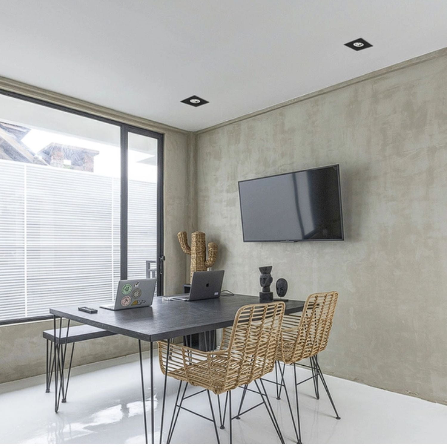 Spot Embutir Orientável Face Plana AR 111 - Interlight 0157