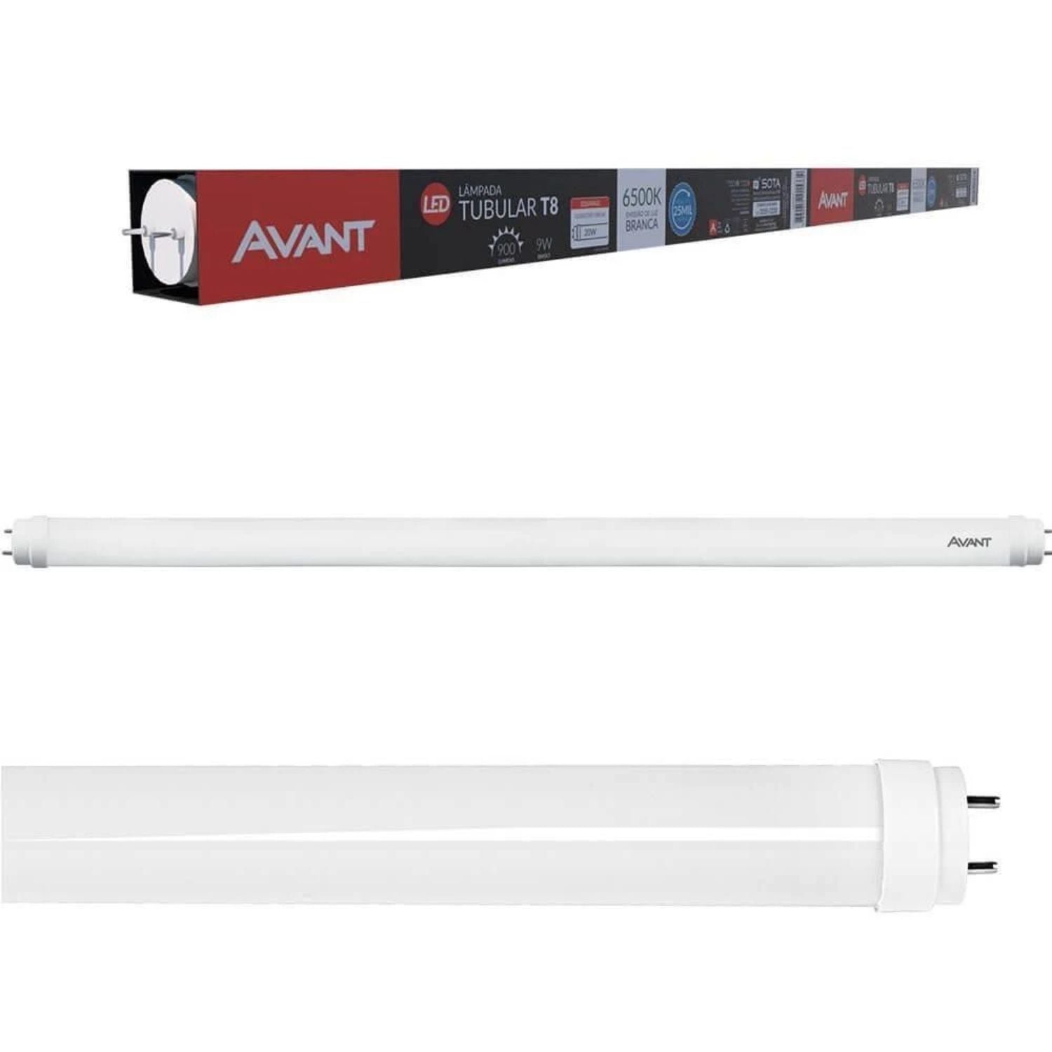 Lâmpada Tubular LED T8 9W - Avant