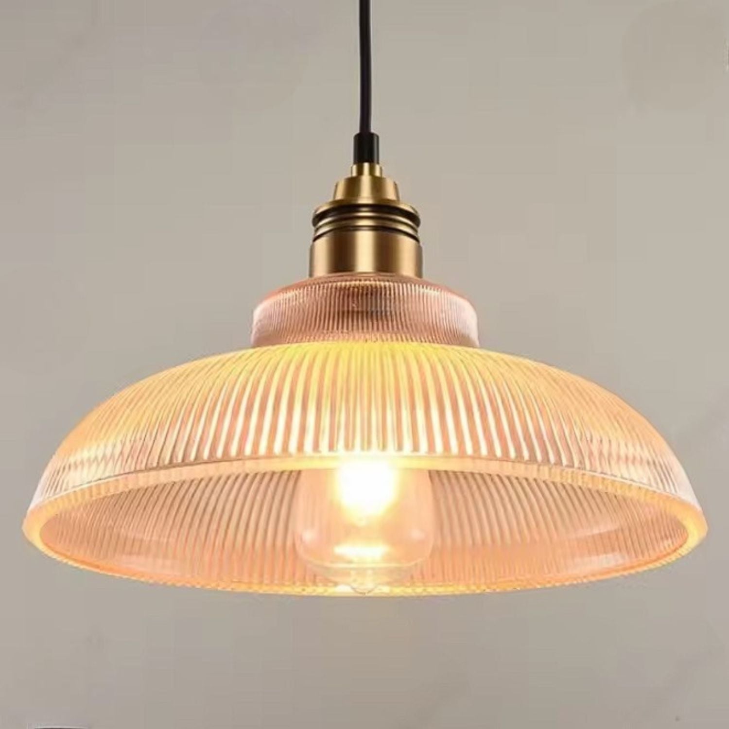 Pendente de Vidro Listrado Classic