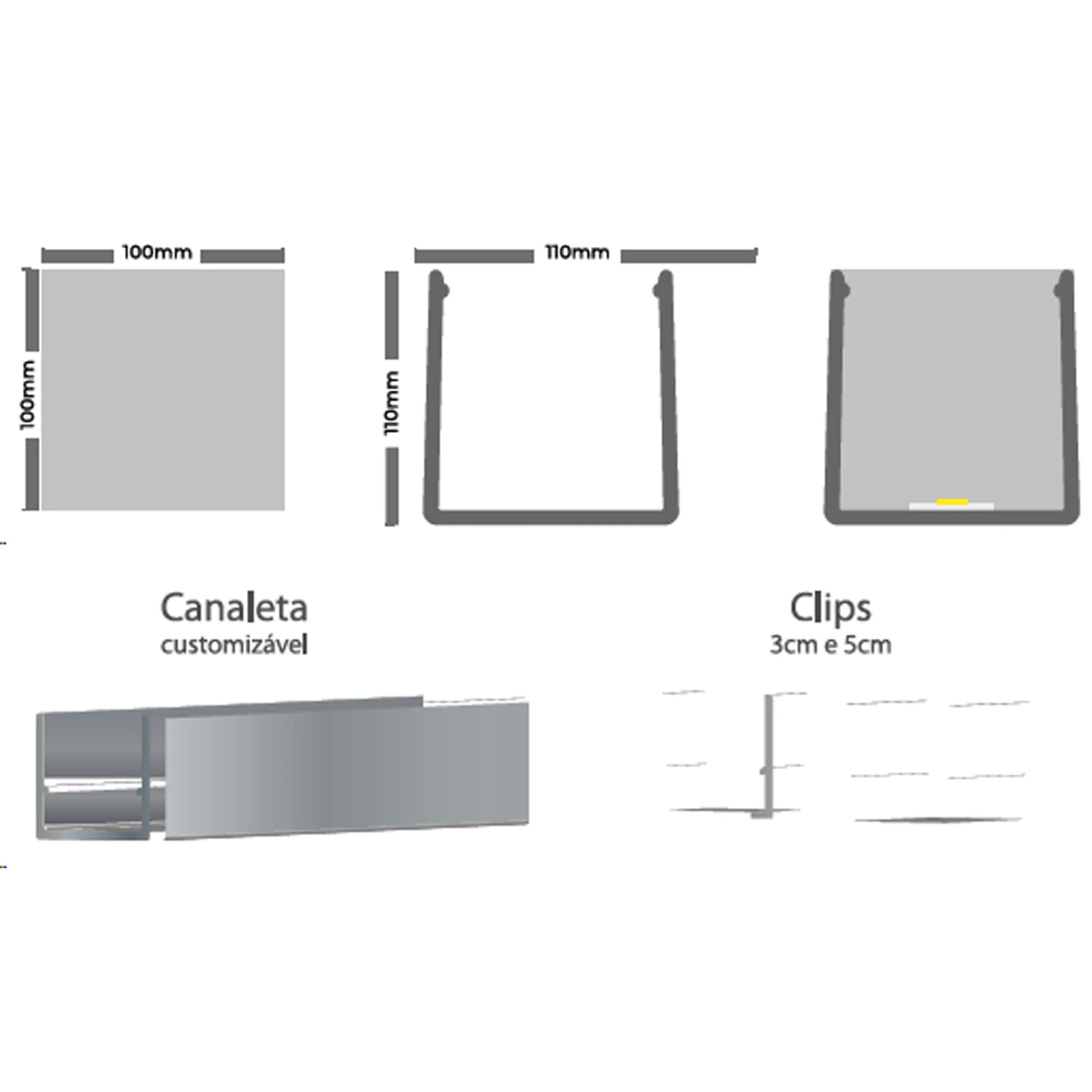 Linear NANO FLEX Subaquática – 5W | IRC +90 | IP68