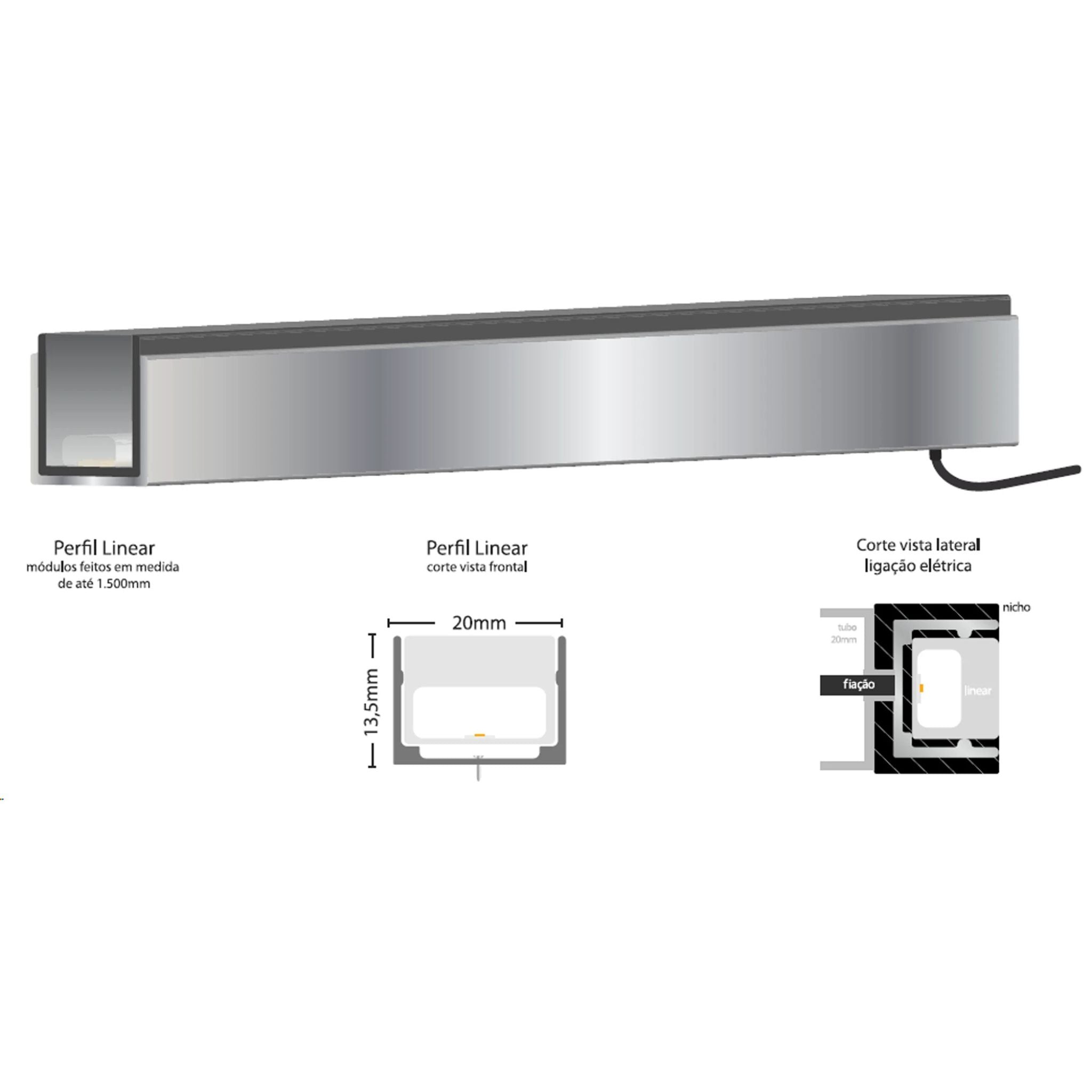 Linear Inox Sauna Termic – 10W | IRC +90 | IP68
