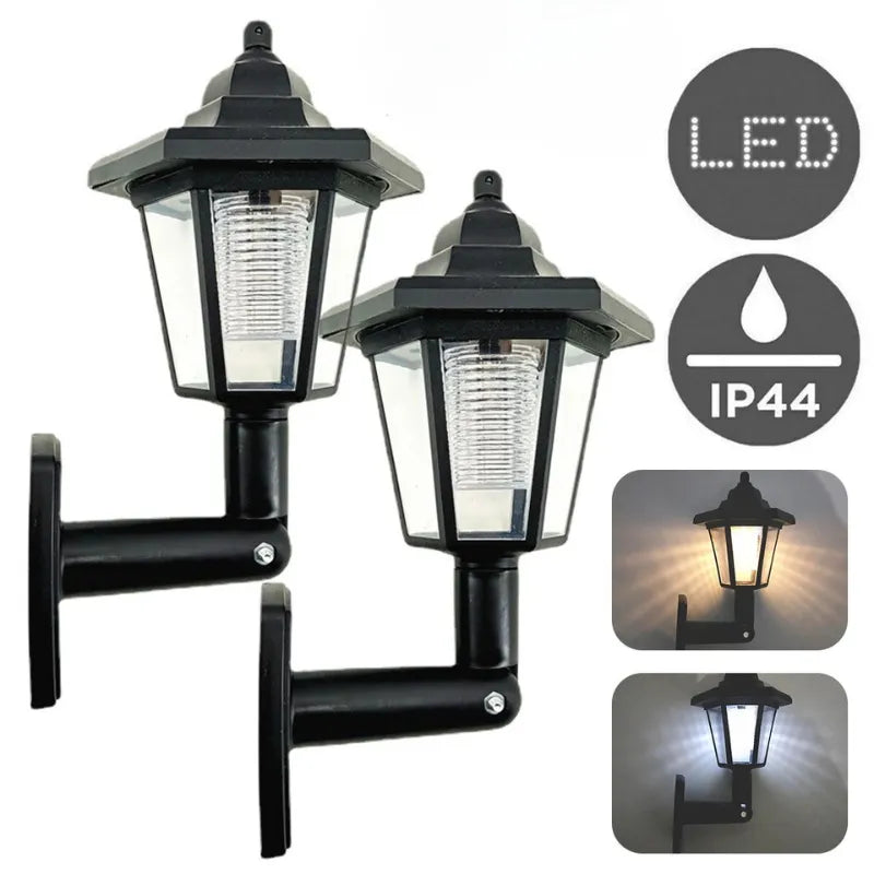 Luminária-Solar-Hexagonal-LED-2pcs-Luz-ambiente