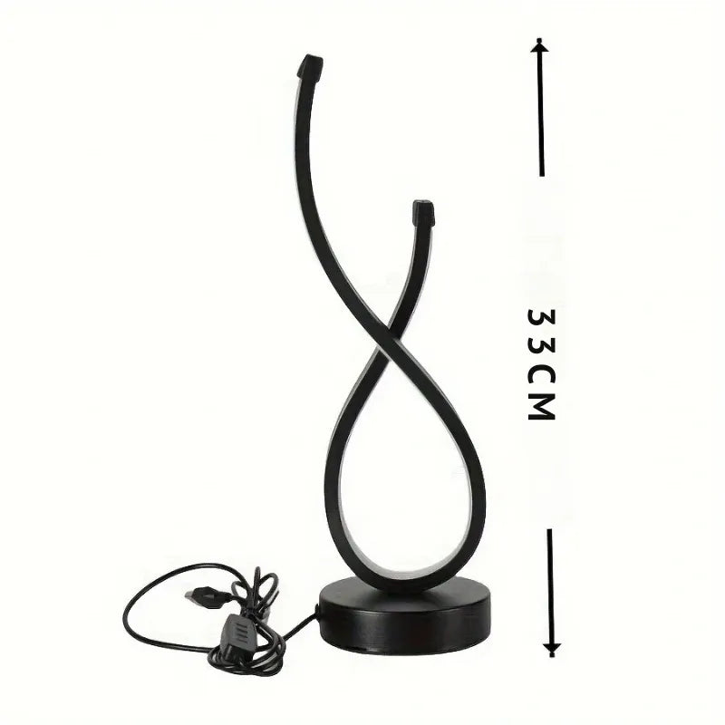 Luminária-em-LED-Estilo-Aspiral-Luz-ambiente