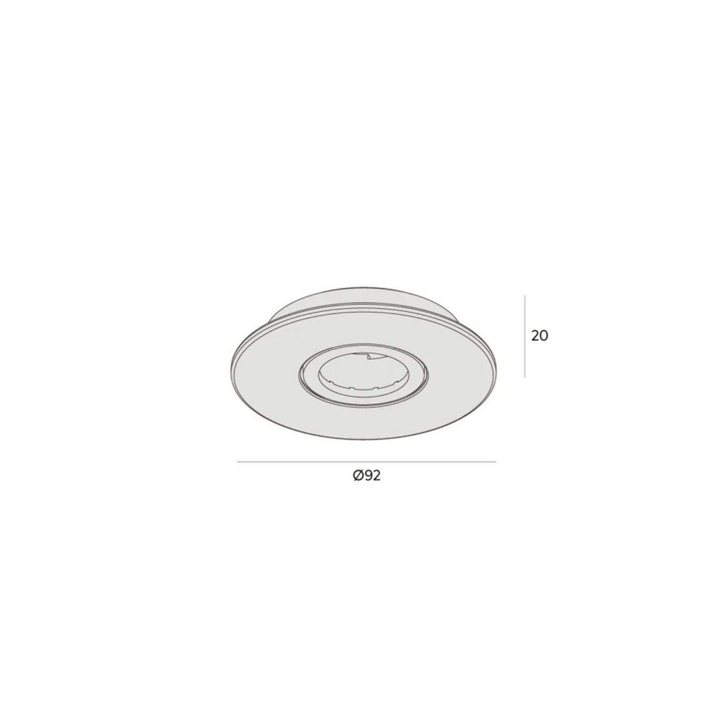 Spot Embutir Orientável Redondo Face Plana Mini Dicróica - Interlight 0071