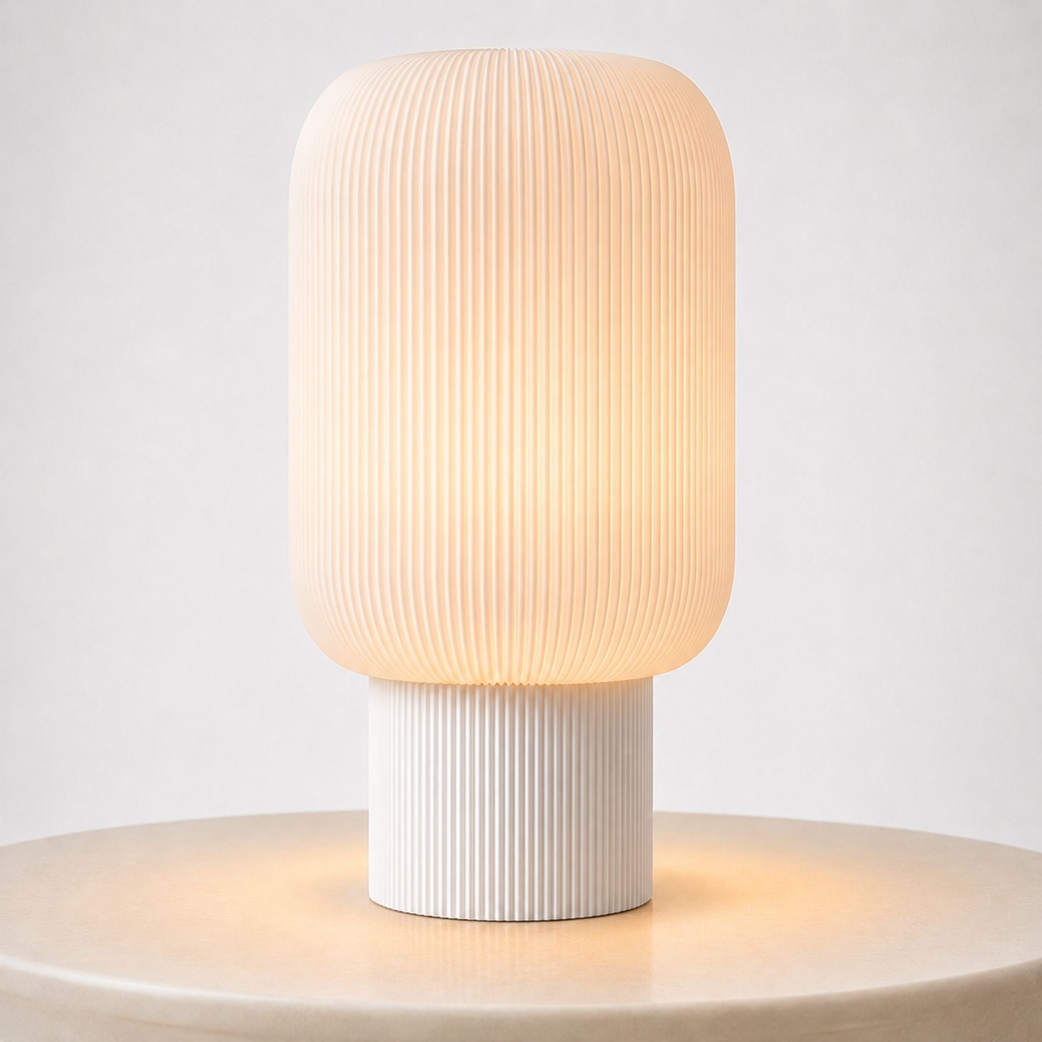 ABAJUR DE MESA NILO COM LAMPADA LED BIVOLT E27 LUMINÁRIA MODERNA