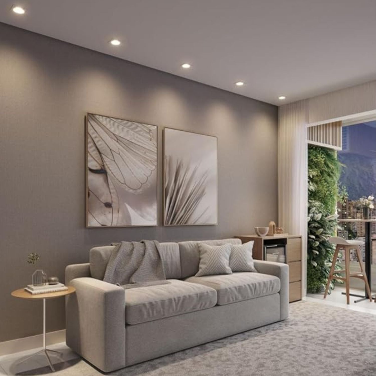 Spot Embutir Orientável Quadrado Face Plana Mini Dicróica - Interlight 0072