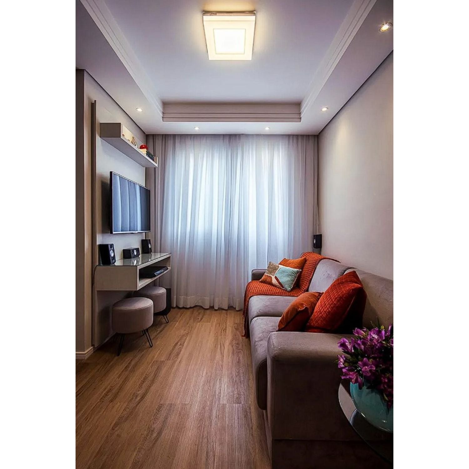 Spot Embutir Orientável Redondo Face Plana Dicróica - Interlight 0073