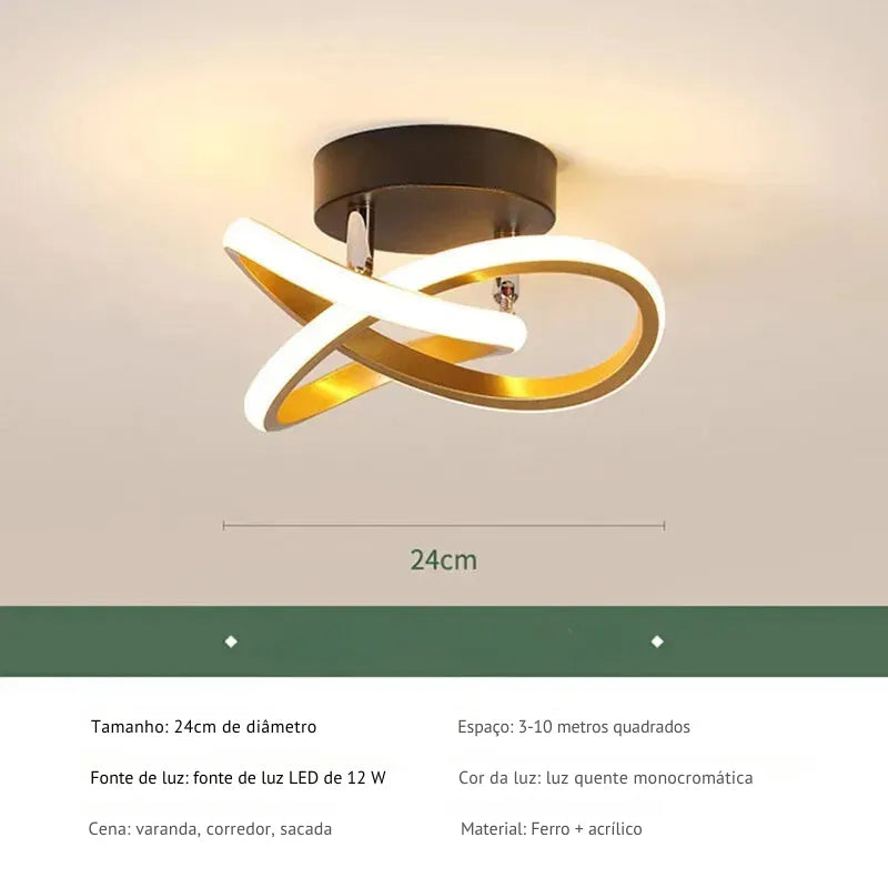 Luminária de Teto LED Luz ambiente