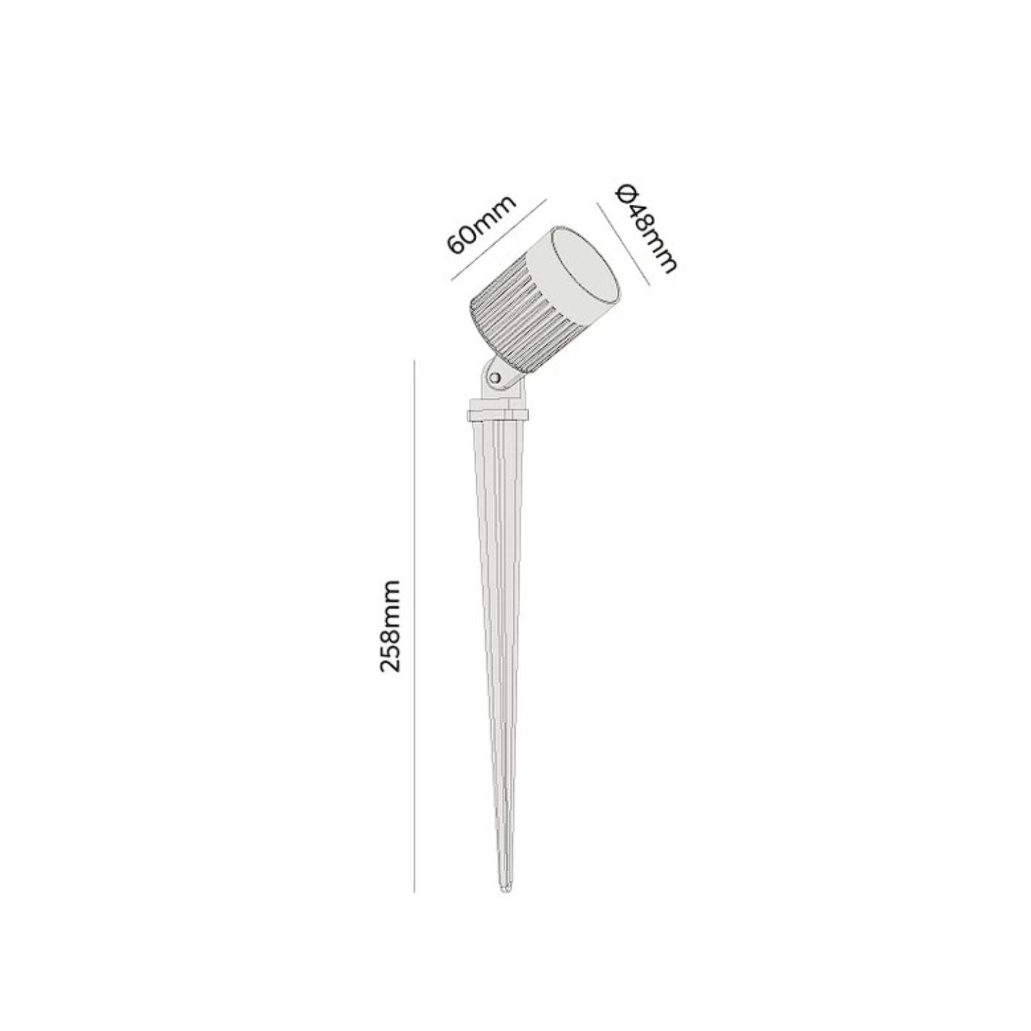 Espeto De Jardim Finco LED 6W - Interlight 3026