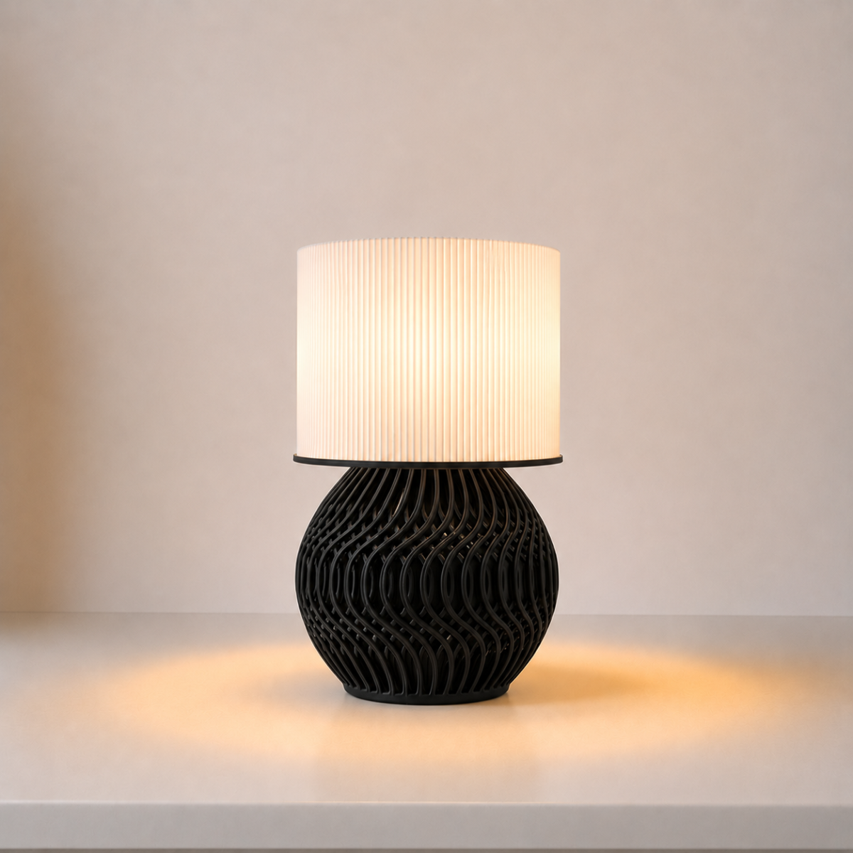 ABAJUR DE MESA COM LAMPADA LED BIVOLT E27 LUMINÁRIA MODERNA (Cópia)