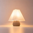 Abajur de Mesa Ayla Drapeado com Lâmpada LED Bivolt
