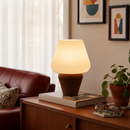 ABAJUR DE MESA AURA COM LAMPADA LED BIVOLT E27 LUMINÁRIA MODERNA