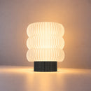 Abajur de Mesa Empilhado com Lâmpada LED Bivolt