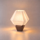 Abajur de Mesa Hexagonal com Lâmpada LED Bivolt