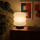 Abajur de Mesa Empilhado com Lâmpada LED Bivolt